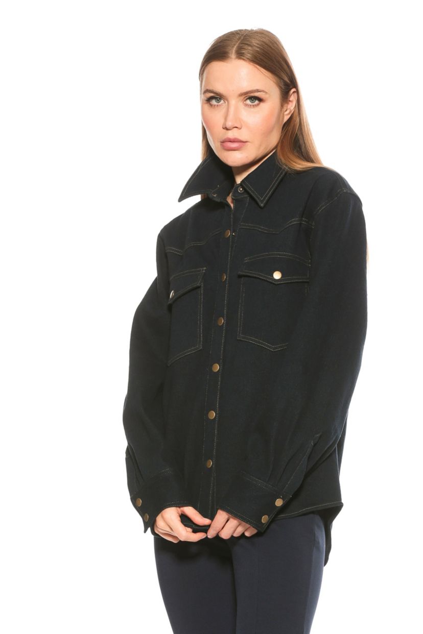 Della Classic Western Oversized Denim