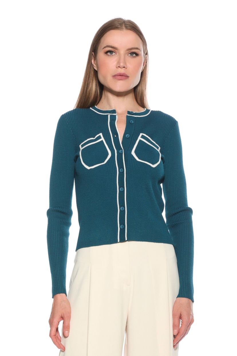 Clover Knit Button Down Cardigan