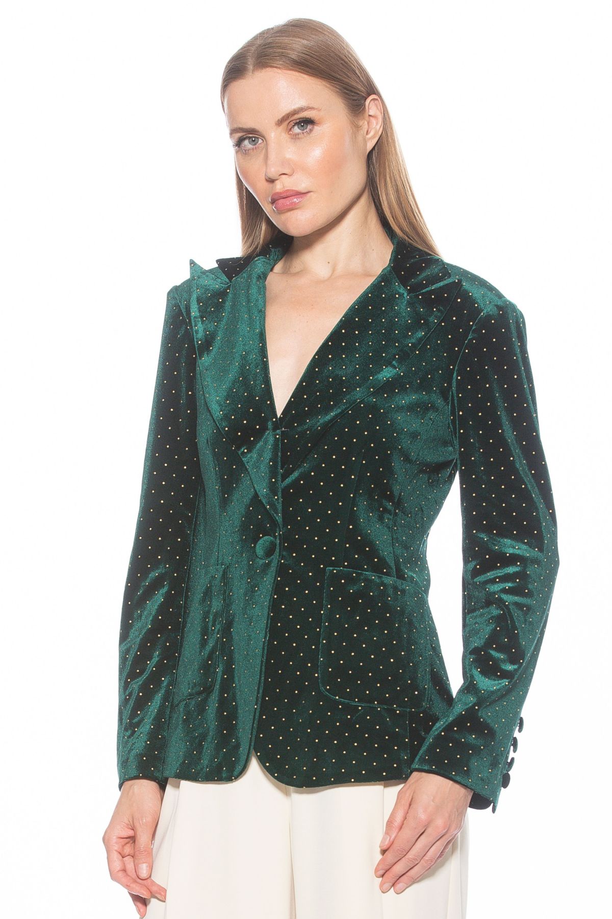 Kai Classic Long Sleeve Blazer With Pockets