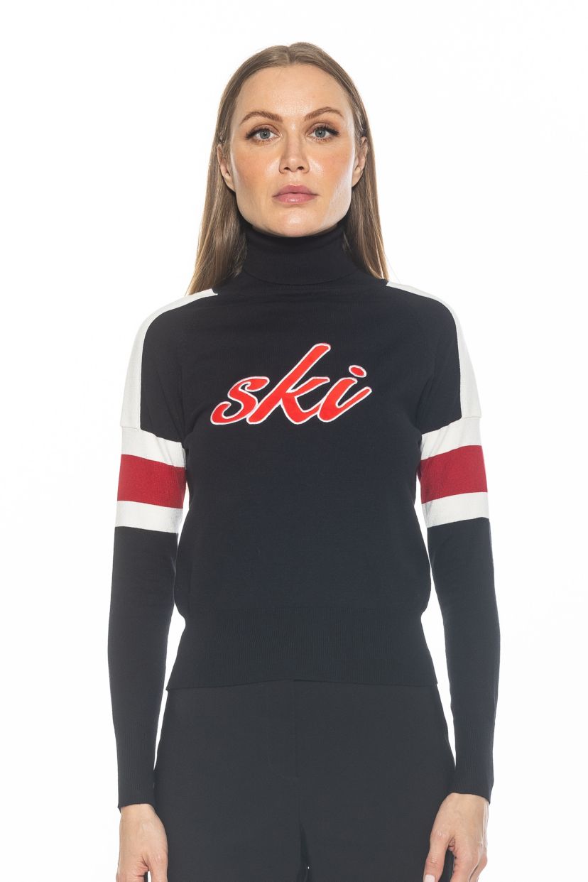 Jenni Knit Turtleneck Sweater Top