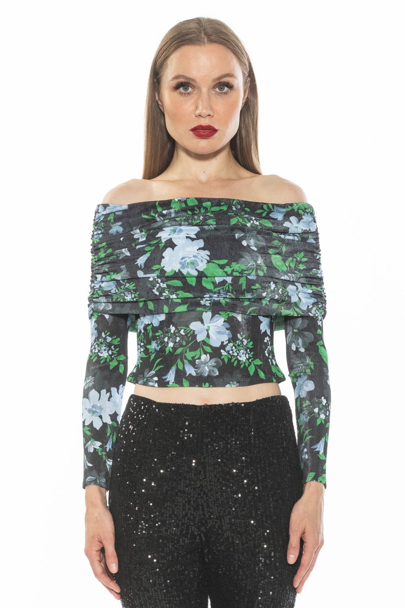 Hannah Off The Shoulder Jersey Knit Top