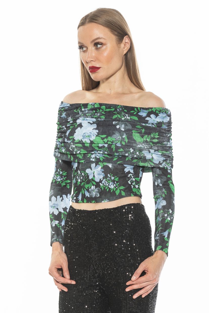Hannah Off The Shoulder Jersey Knit Top