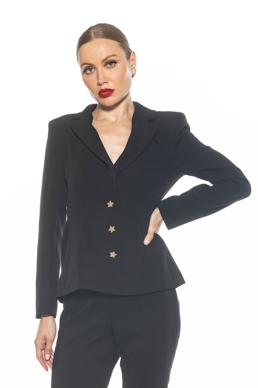 Gwen Jacket With Star Button Detail