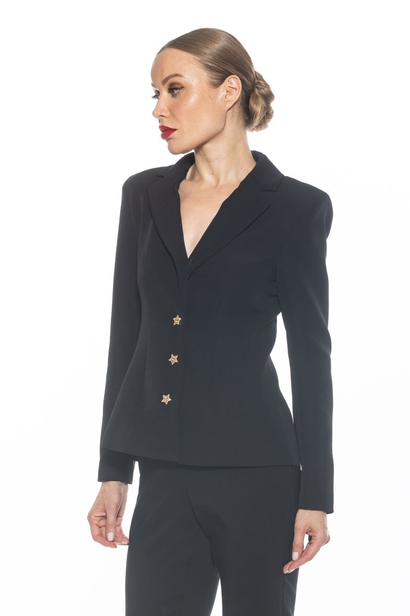 Gwen Jacket With Star Button Detail