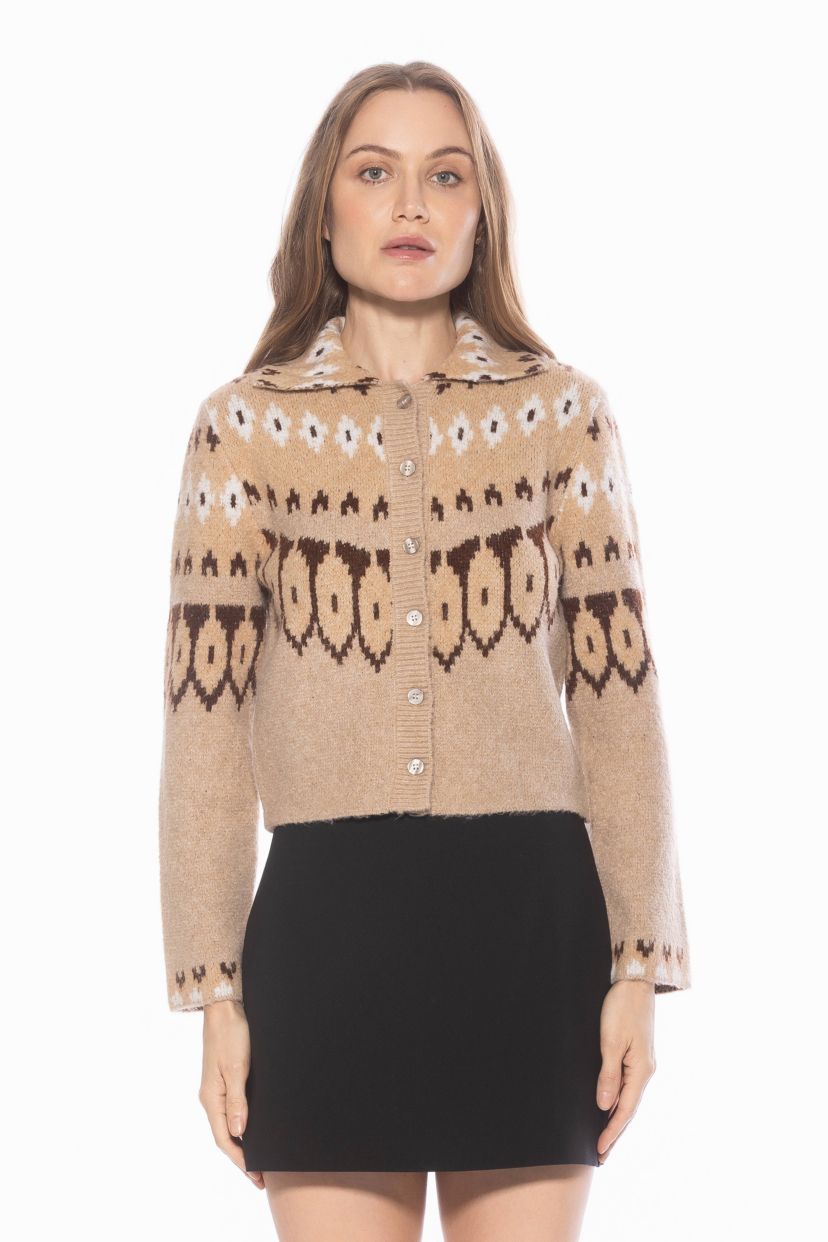 Wayne Knit Collared Long Sleeve Cardigan