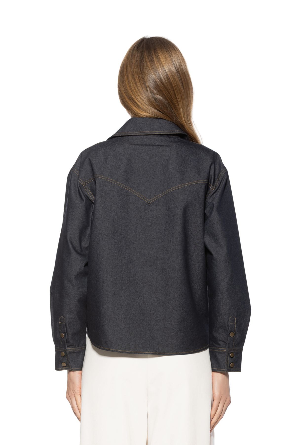 Thalina Shirt With Front Lace Up Detail