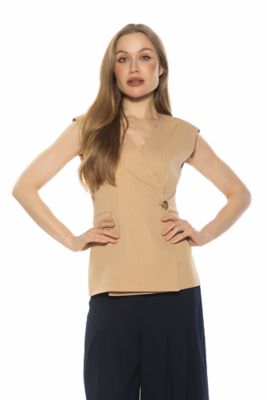 Alexia Admor Women's Pia Sleeveless Vest Jacket