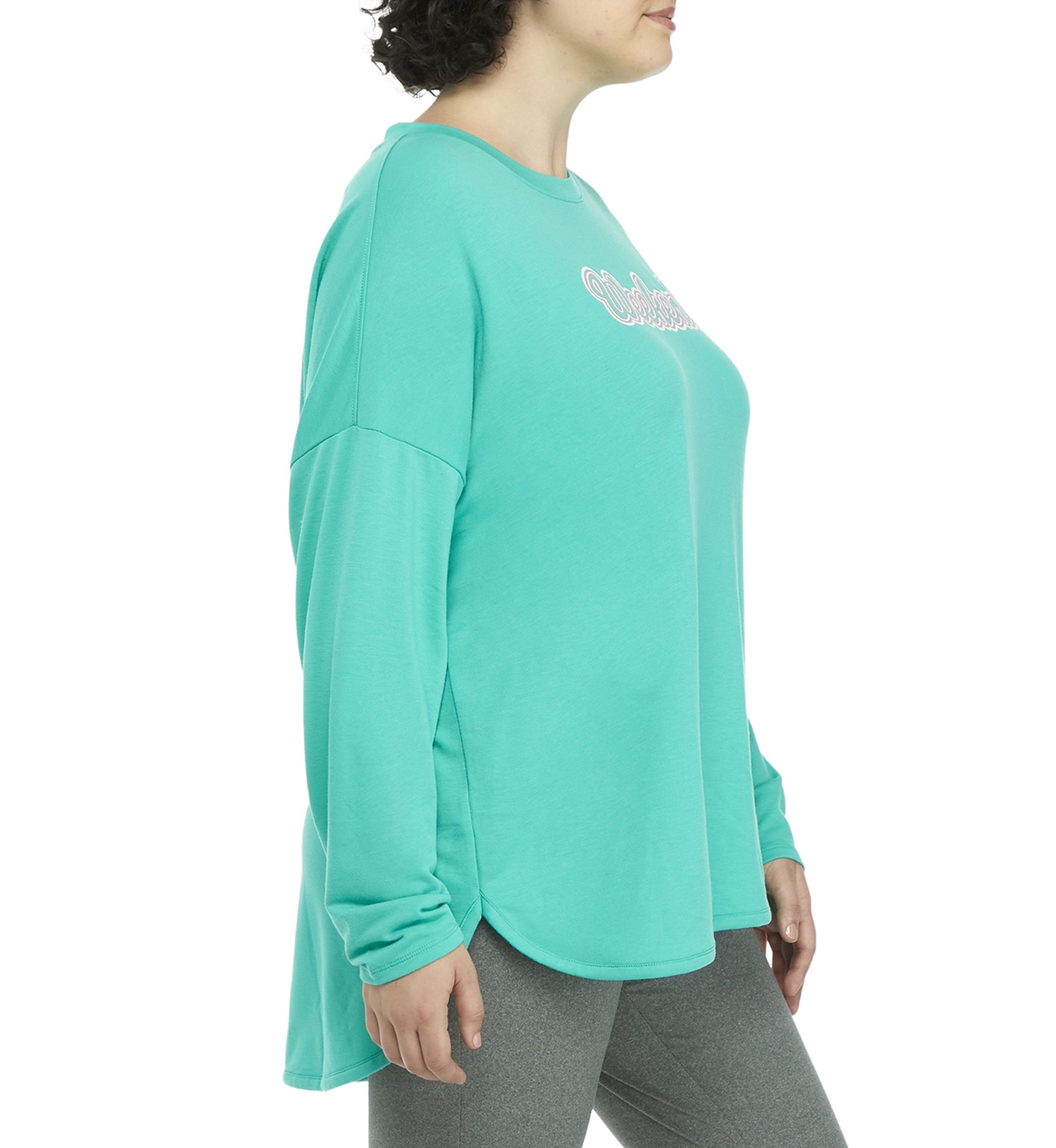 Plus Size Long Sleeve Graphic T-Shirt 