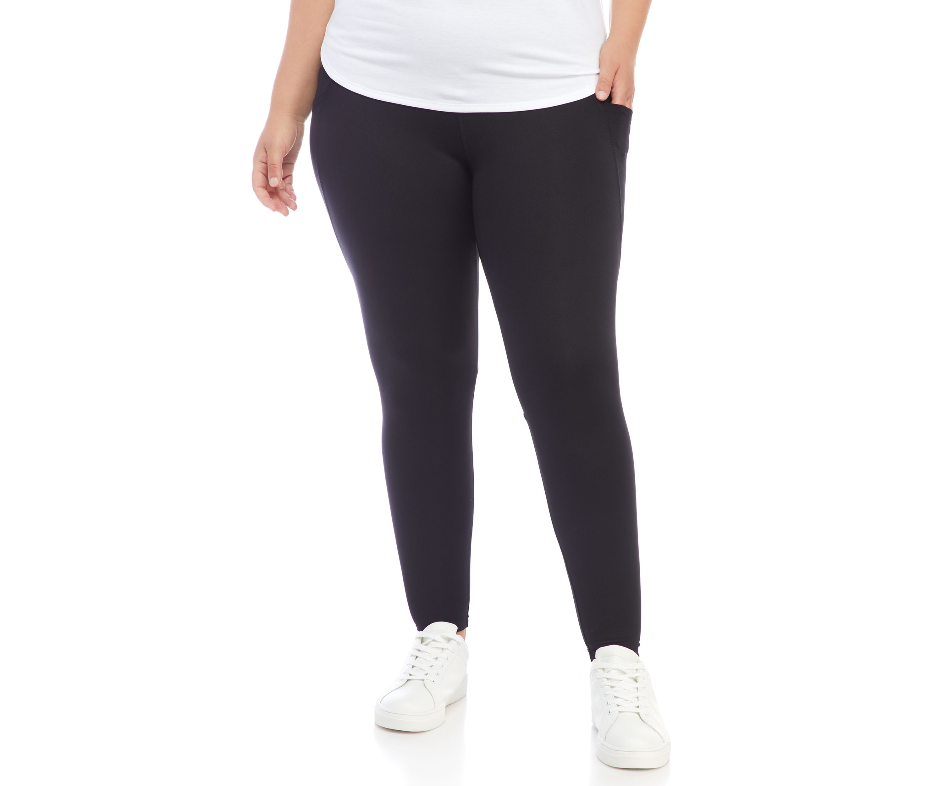 Plus Size Solid Leggings