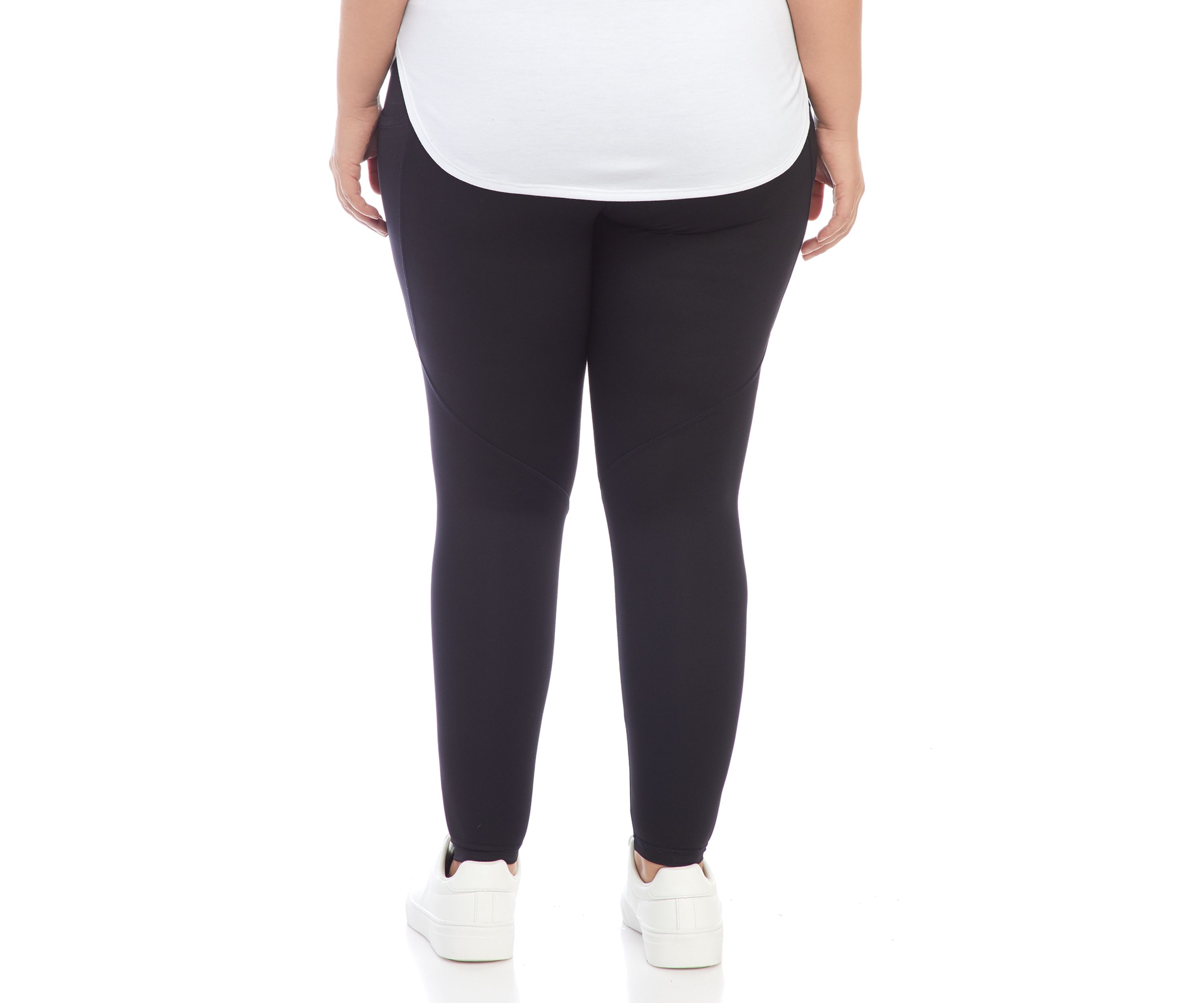 Plus Size Solid Leggings