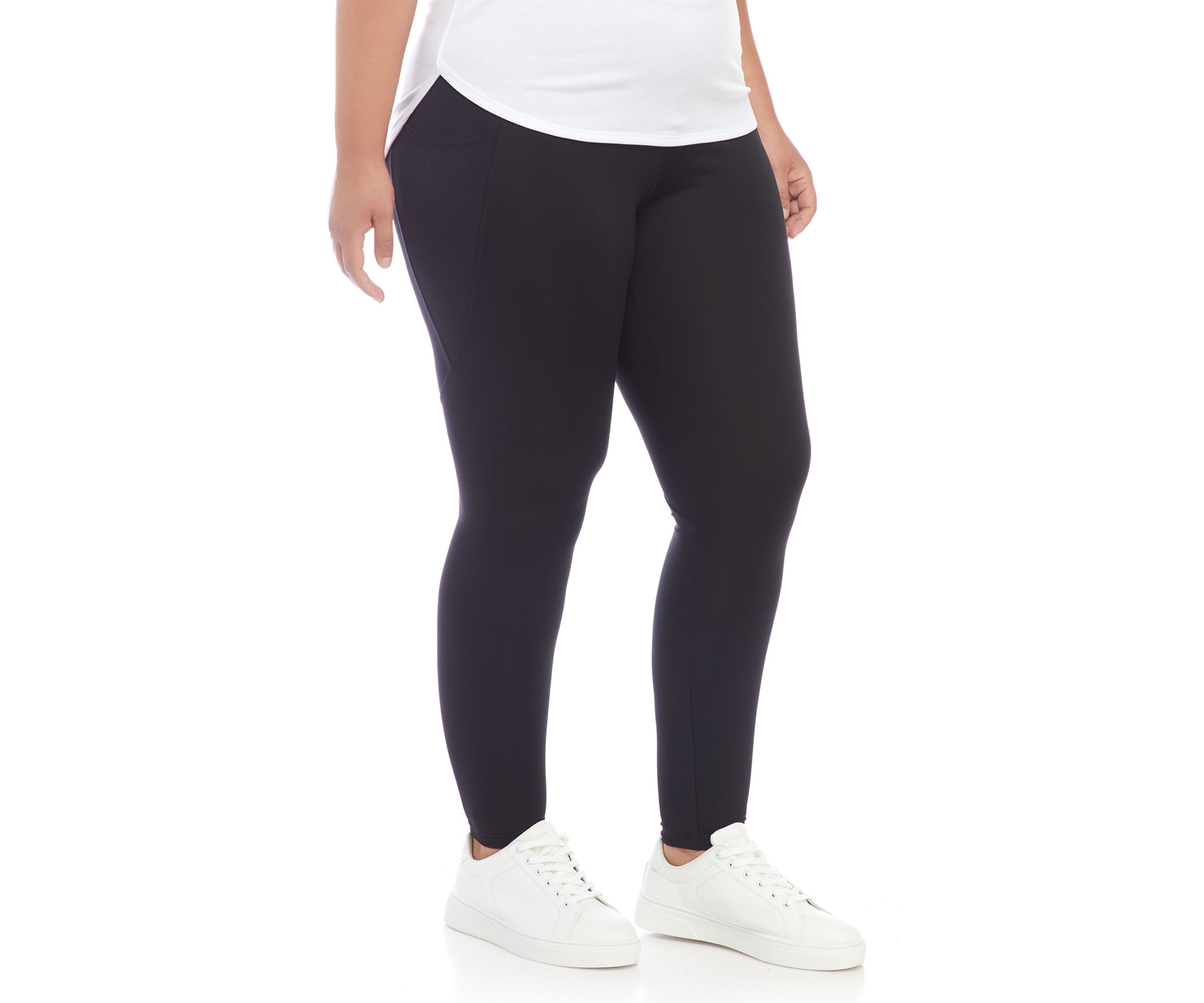 Plus Size Solid Leggings