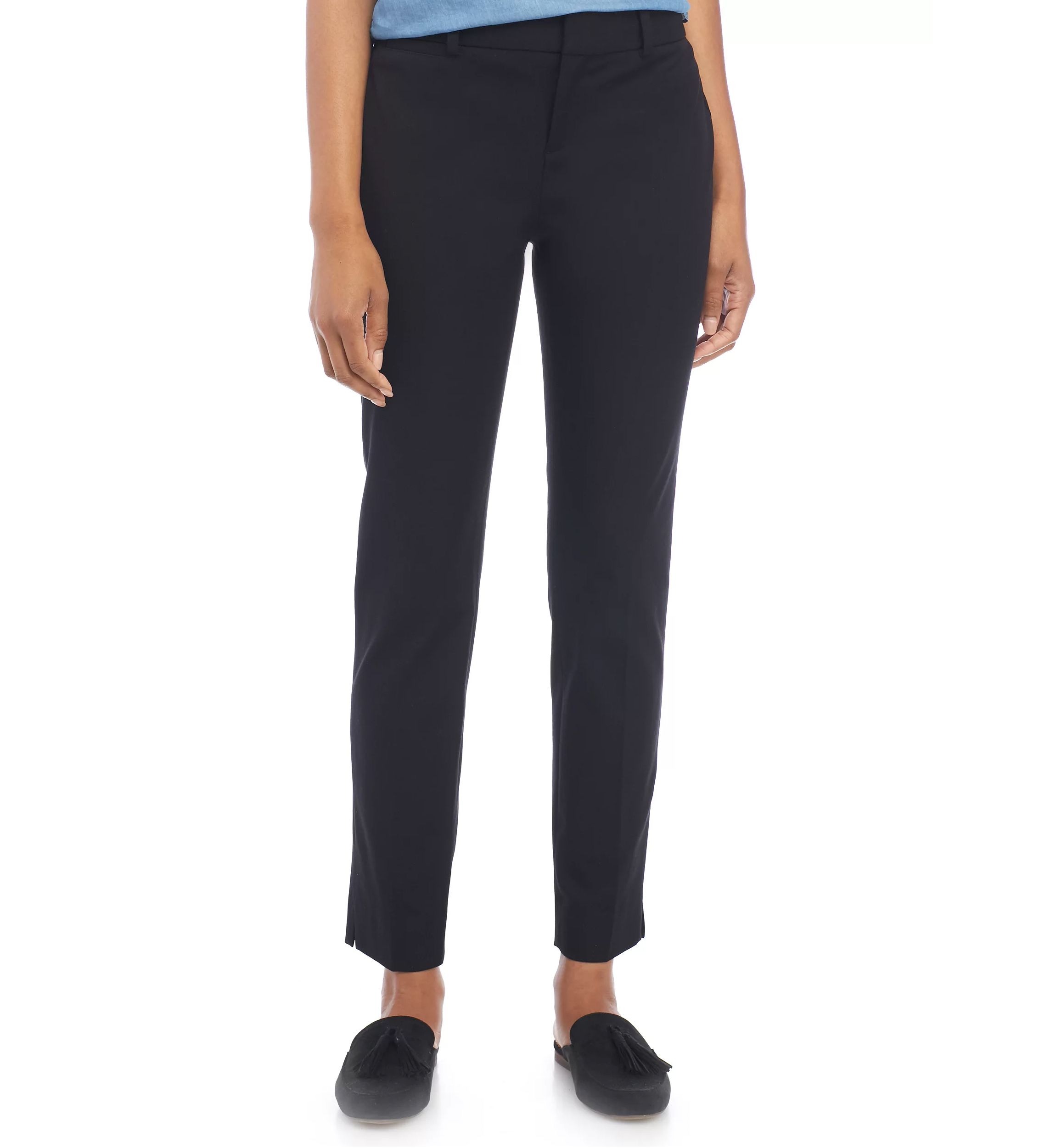 Womens Cary Fly Front Bi Stretch Pants - Short 