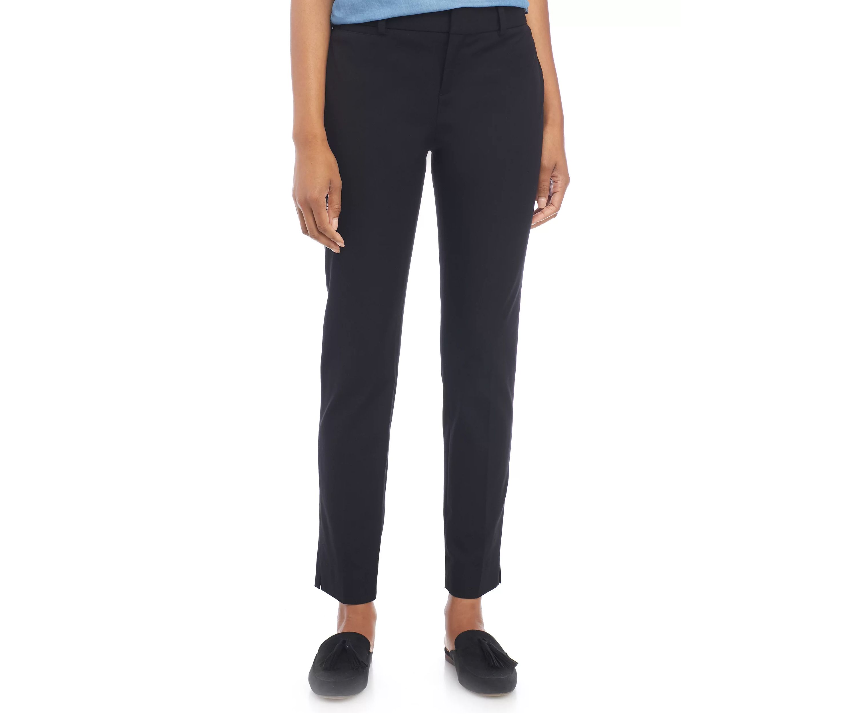 Womens Cary Fly Front Bi Stretch Pants - Short 