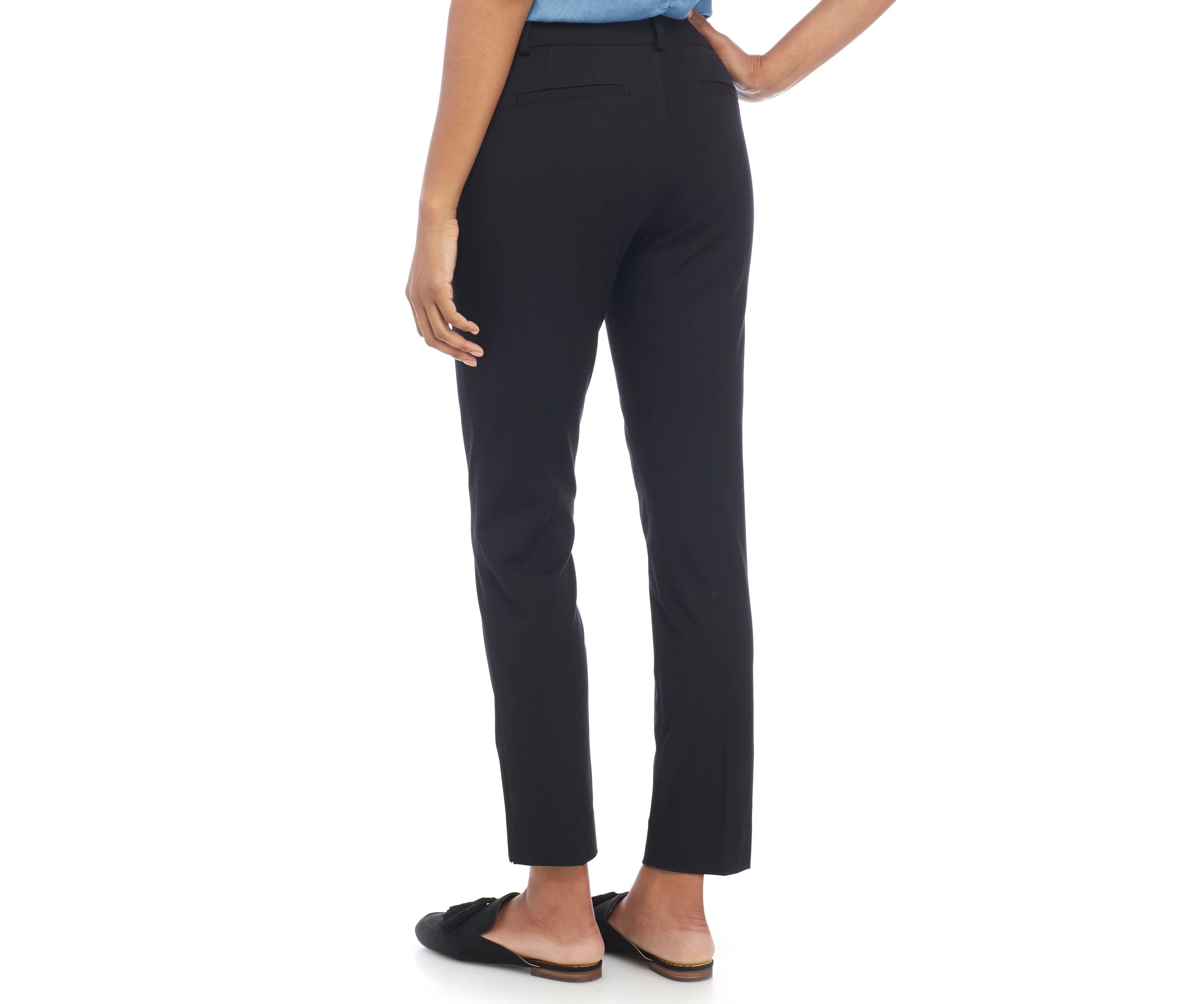 Womens Cary Fly Front Bi Stretch Pants - Short 