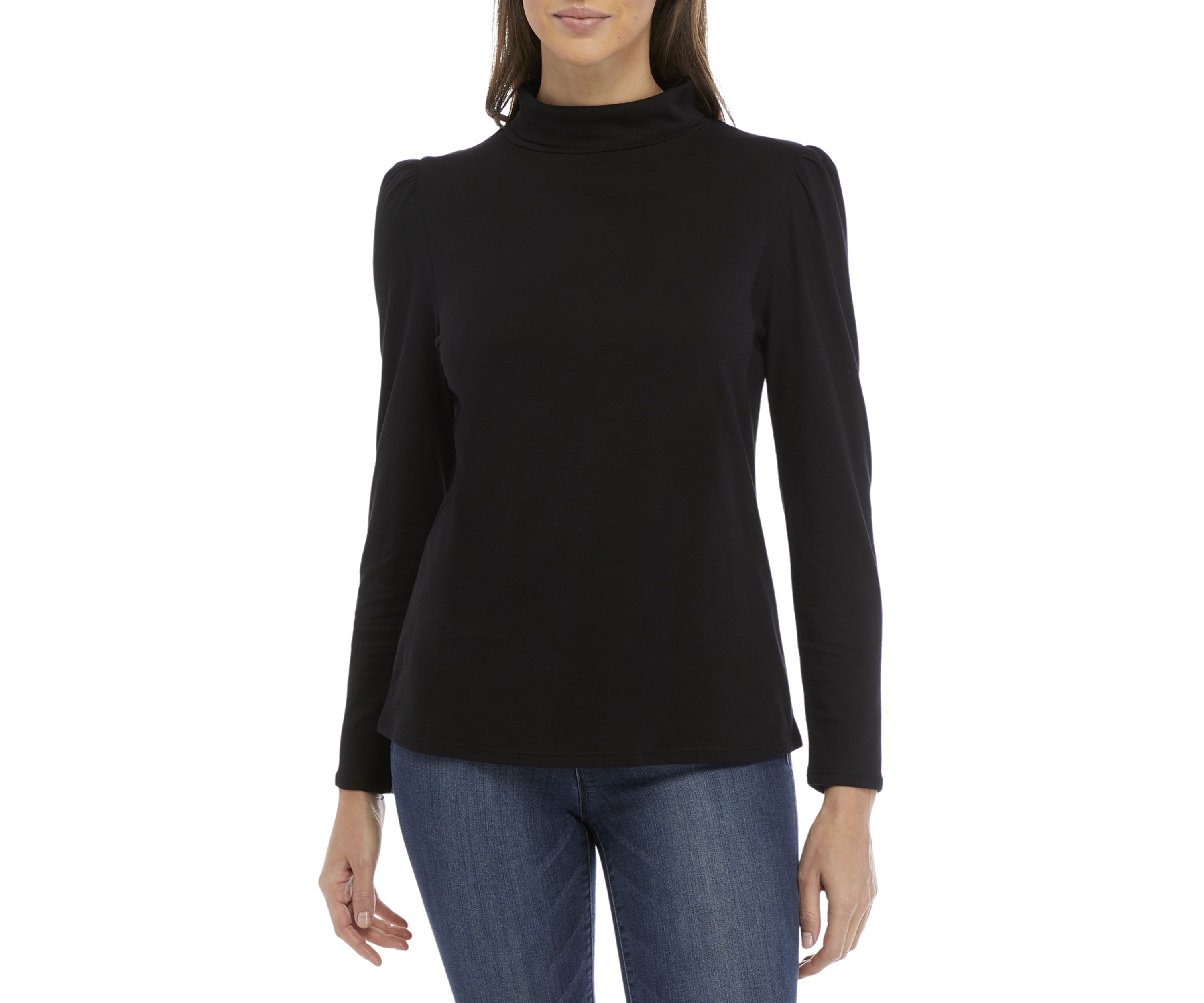 Womens Long Sleeve Solid T-Shirt 