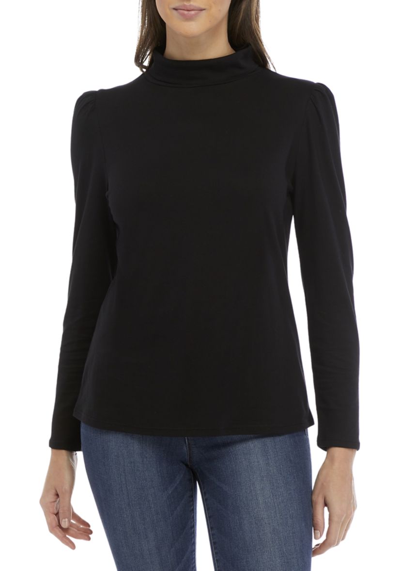 Womens Long Sleeve Solid T-Shirt 