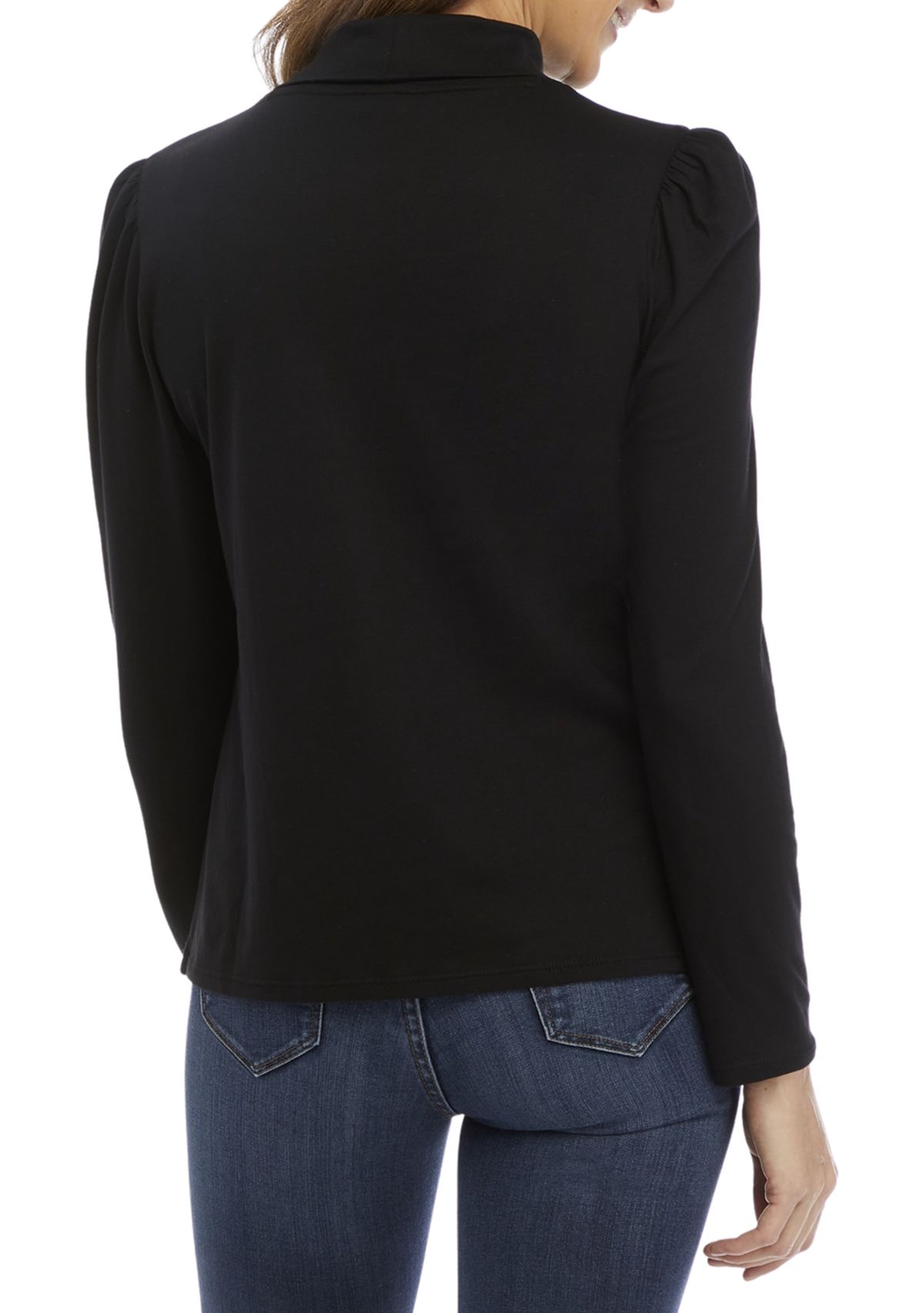 Womens Long Sleeve Solid T-Shirt 