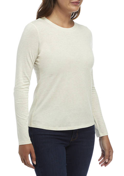 Crown & Ivy™ Womens Long Sleeve T-Shirt