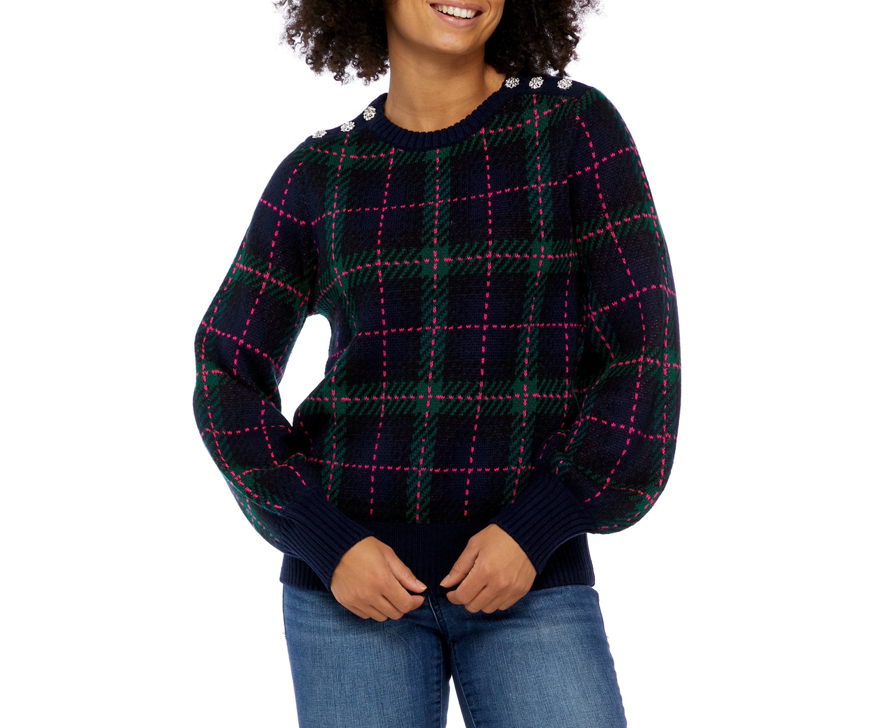 Womens Long Bishop Sleeve Sweater 