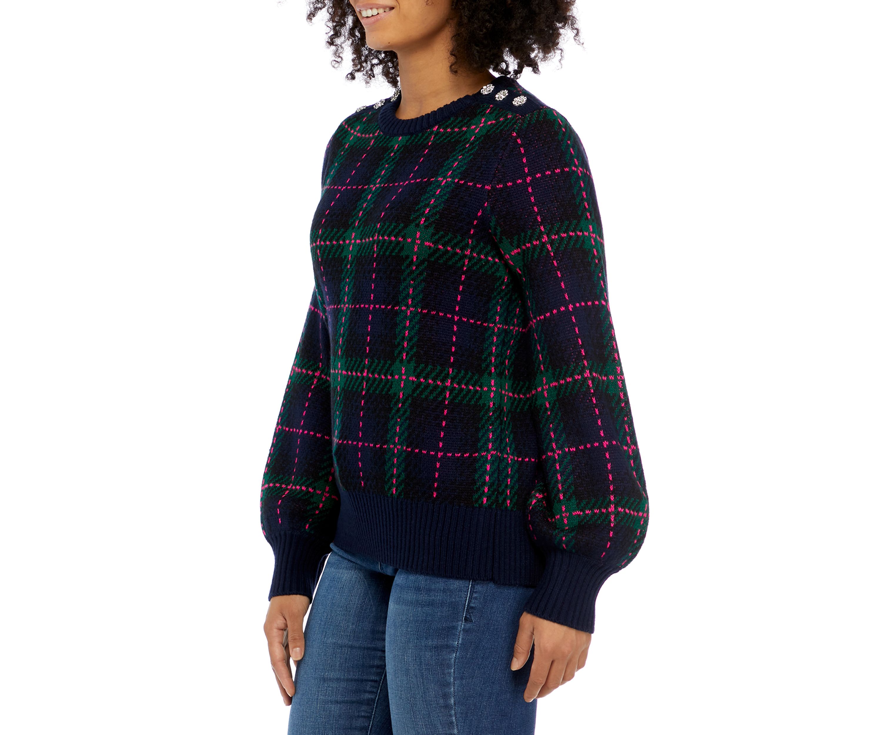Womens Long Bishop Sleeve Sweater 