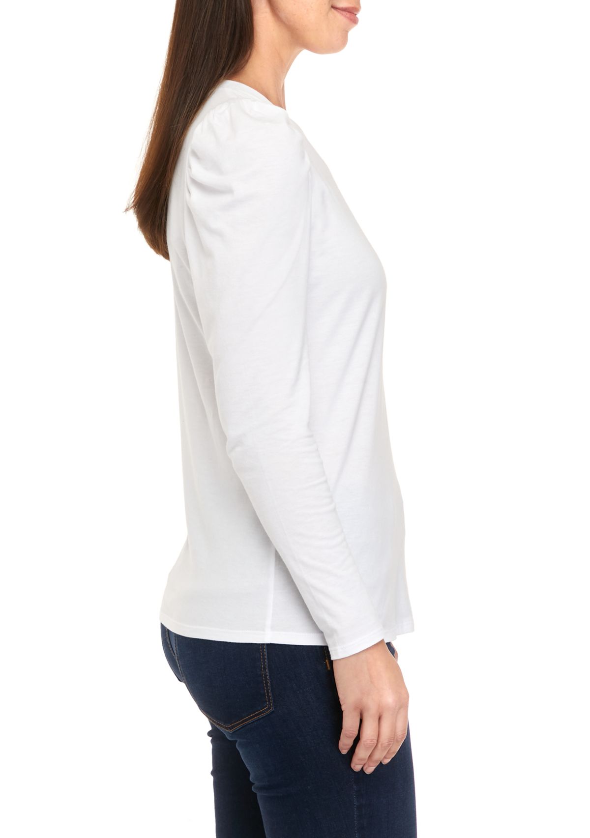 Womens Long Puff Sleeve T-Shirt