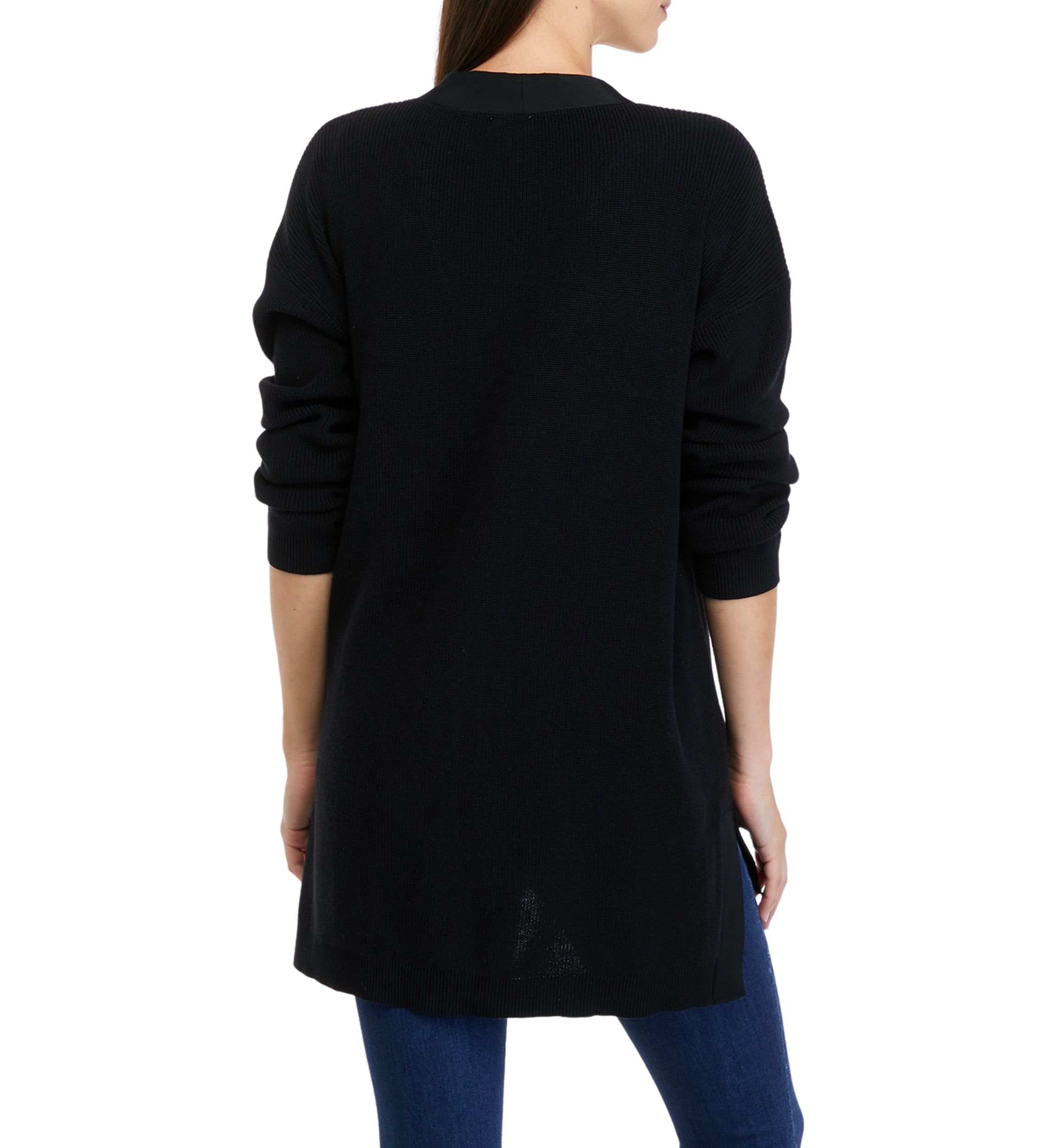 Womens Long Sleeve Button Front Cardigan 