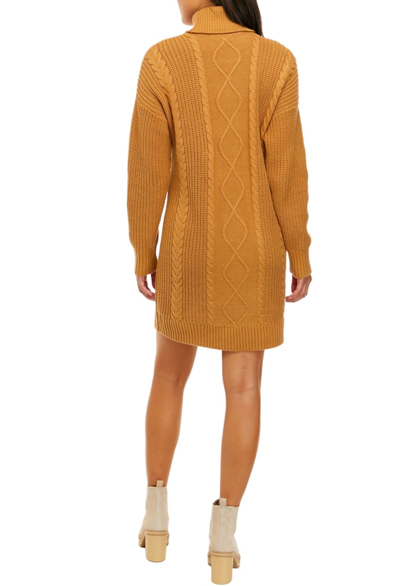 Womens Turtleneck Sweater Dress