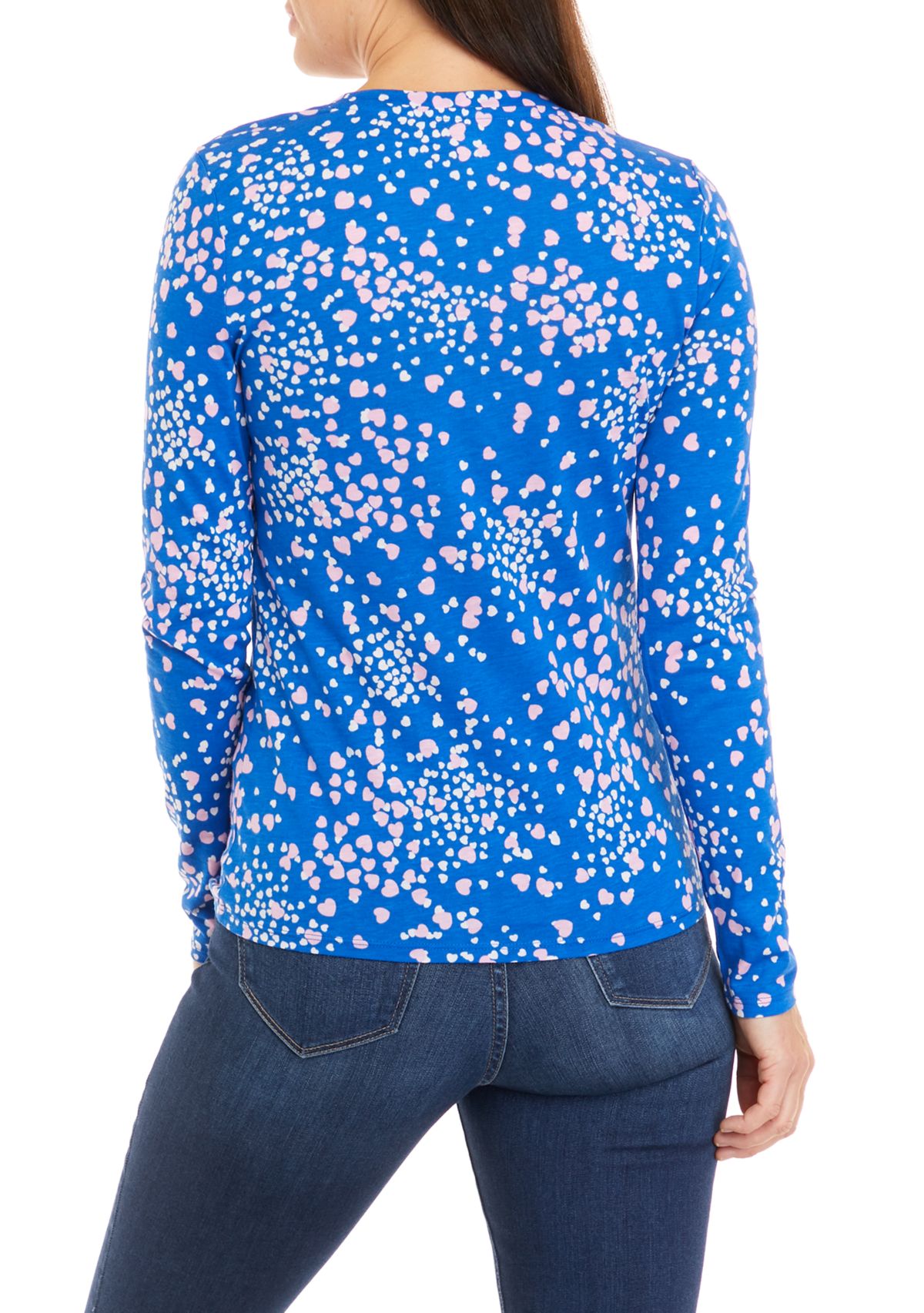 Womens Long Sleeve Printed T-Shirt