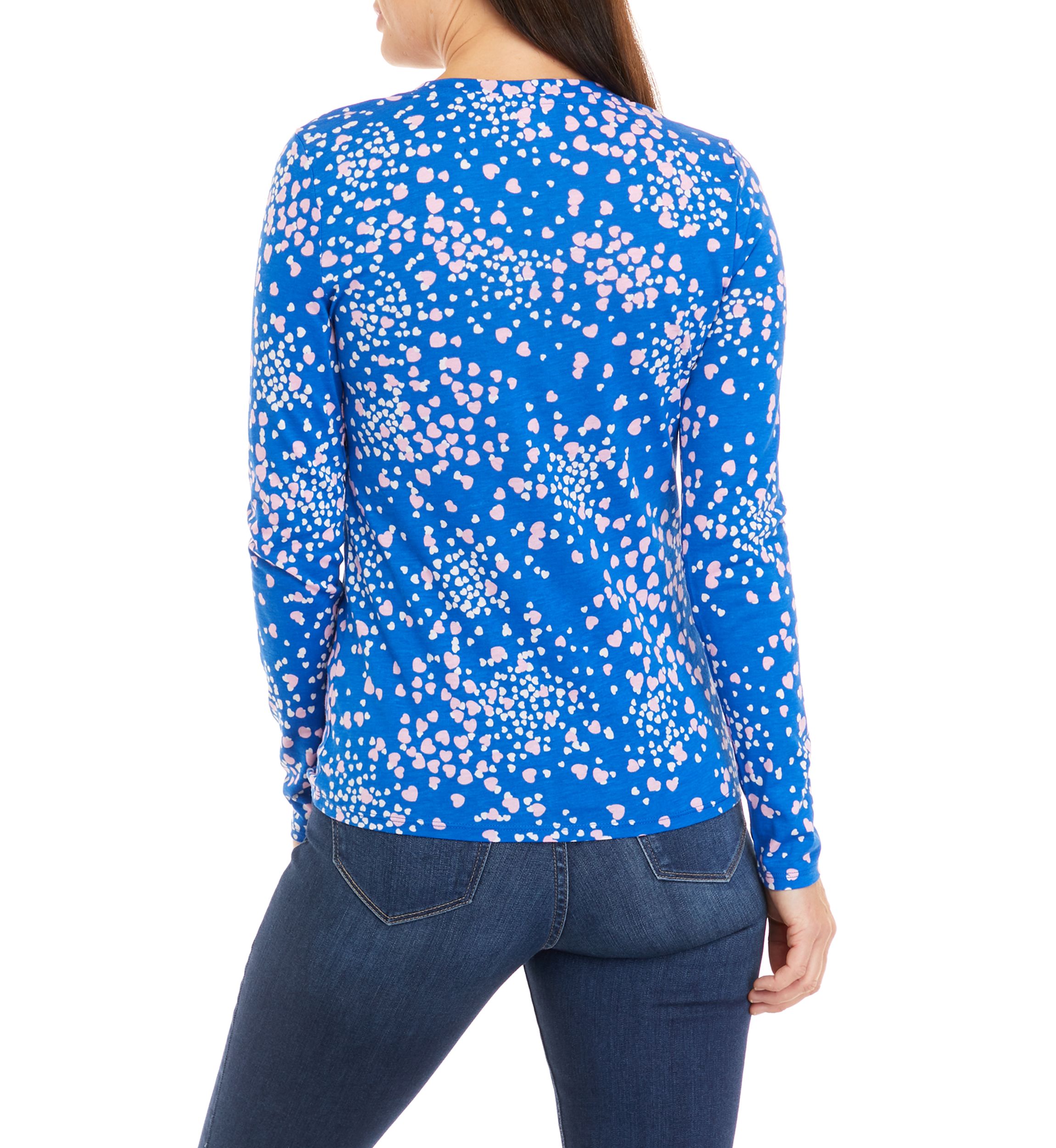 Womens Long Sleeve Printed T-Shirt