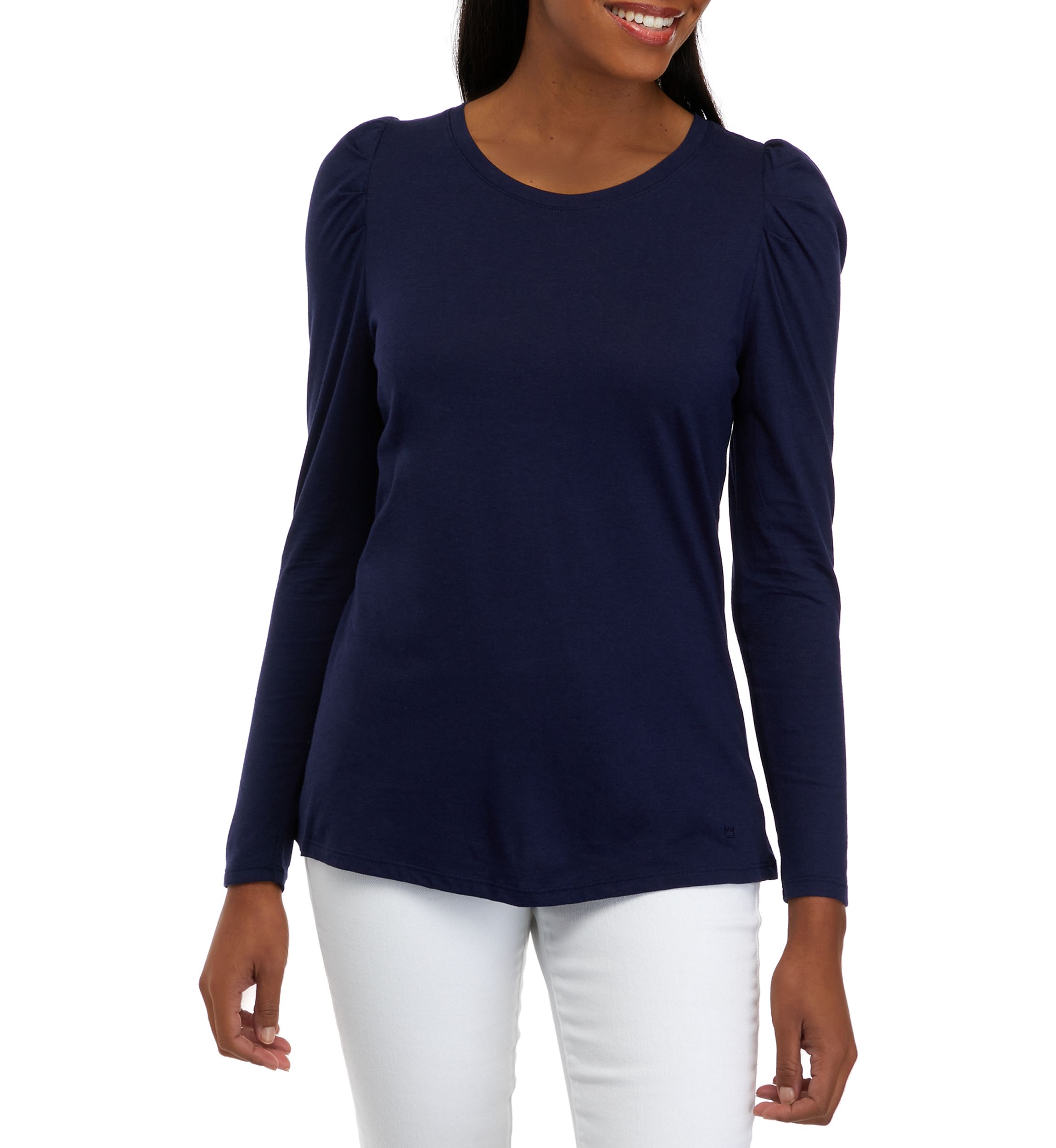 Womens Long Puff Sleeve T-Shirt 