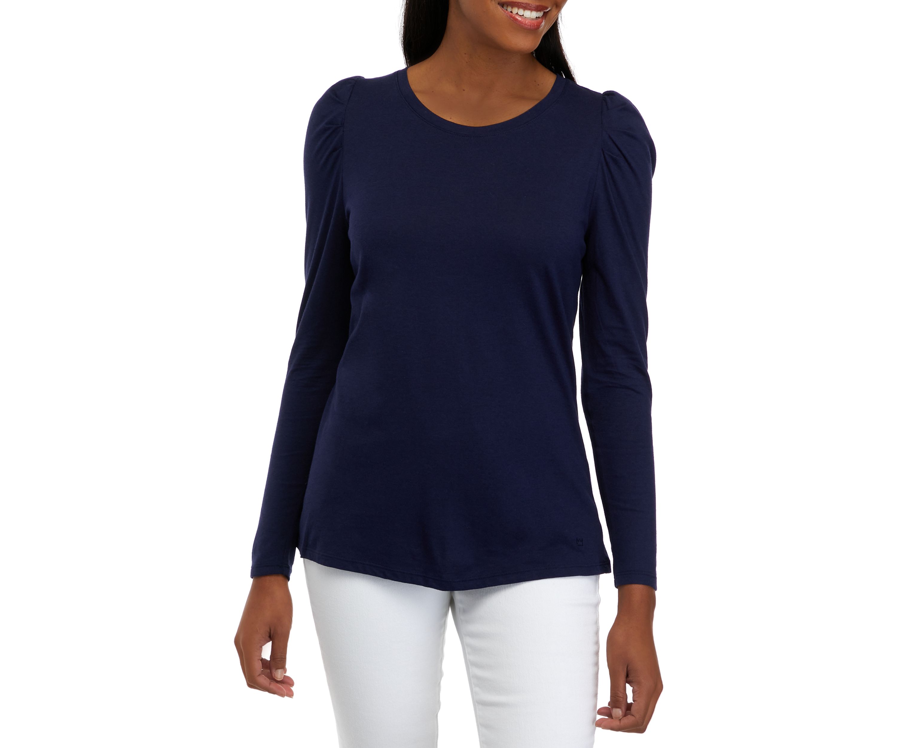 Womens Long Puff Sleeve T-Shirt 