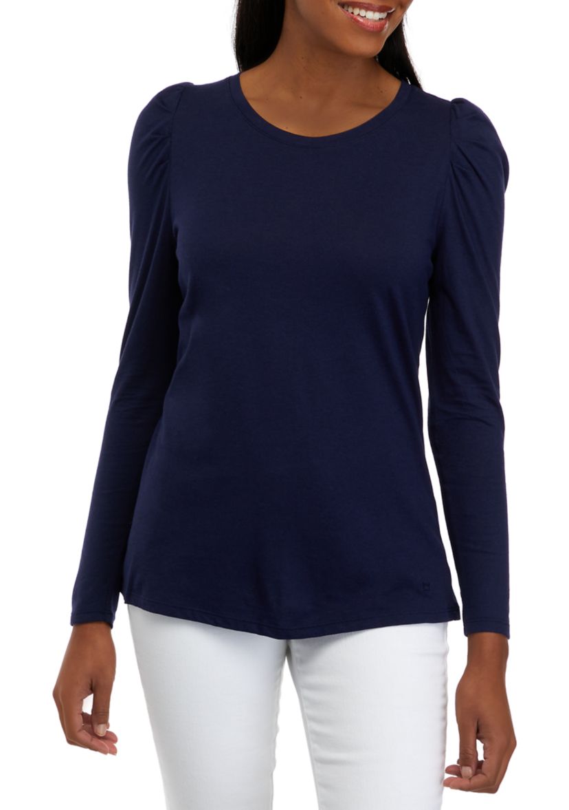 Womens Long Puff Sleeve T-Shirt 