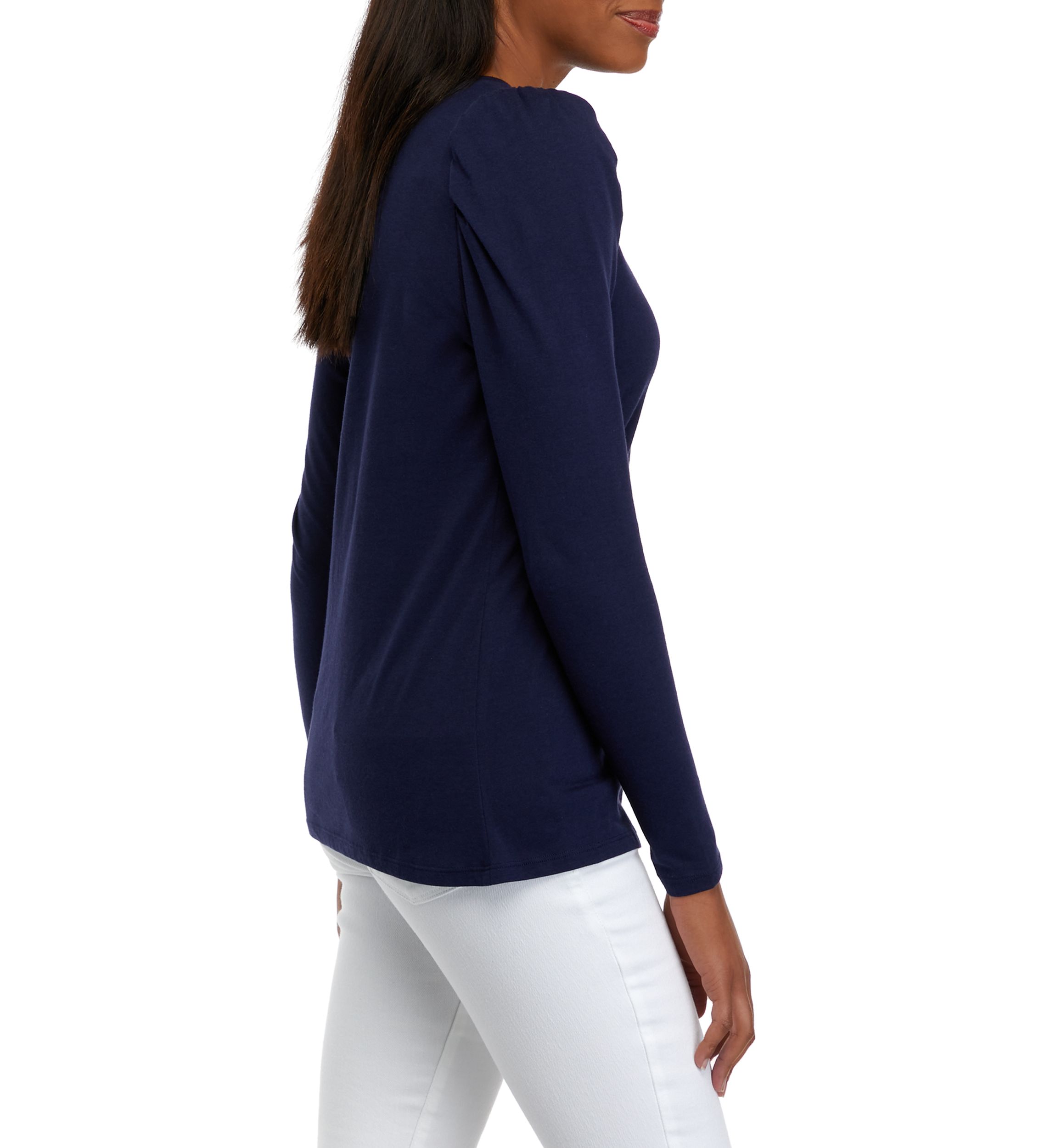 Womens Long Puff Sleeve T-Shirt 