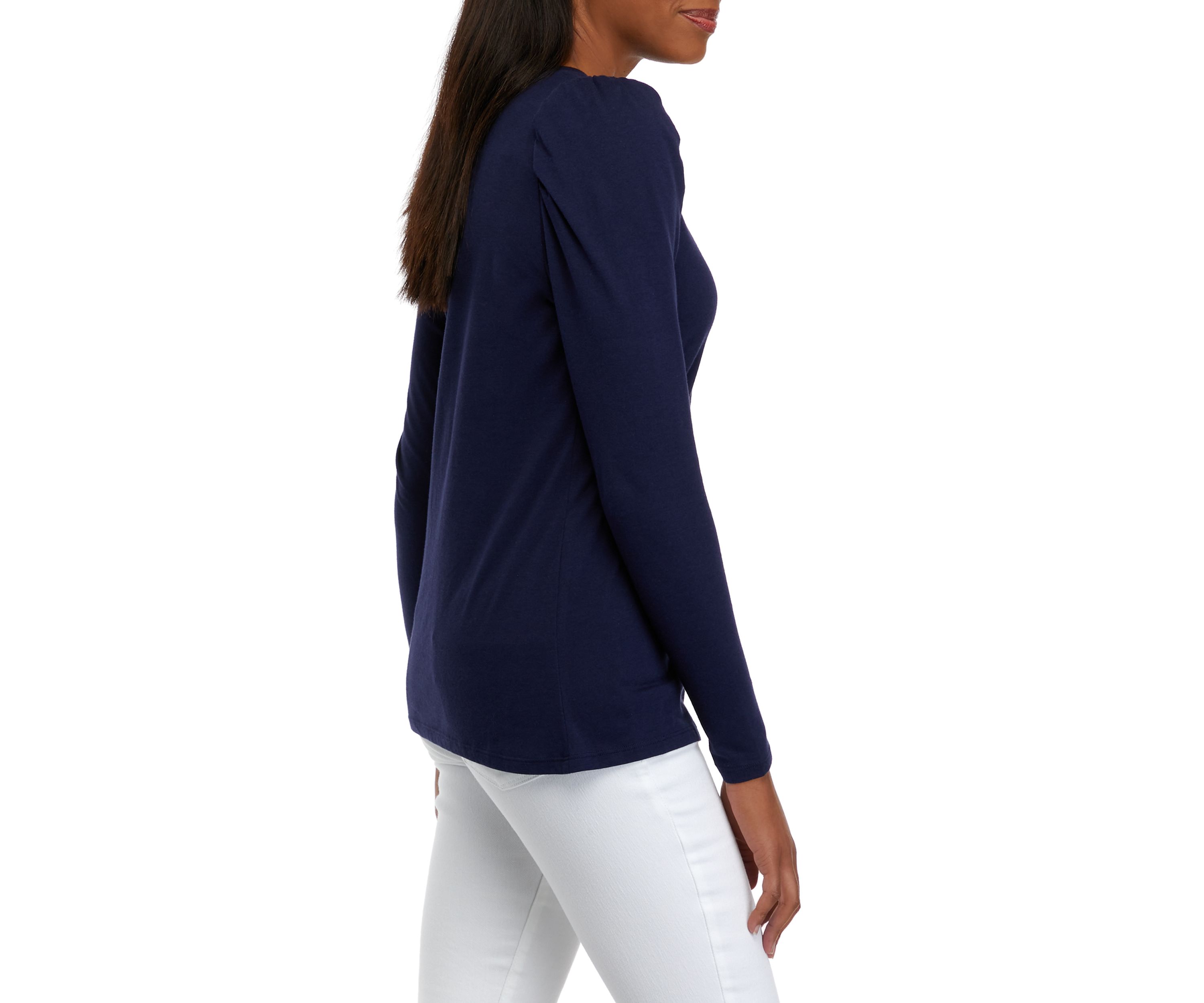 Womens Long Puff Sleeve T-Shirt 