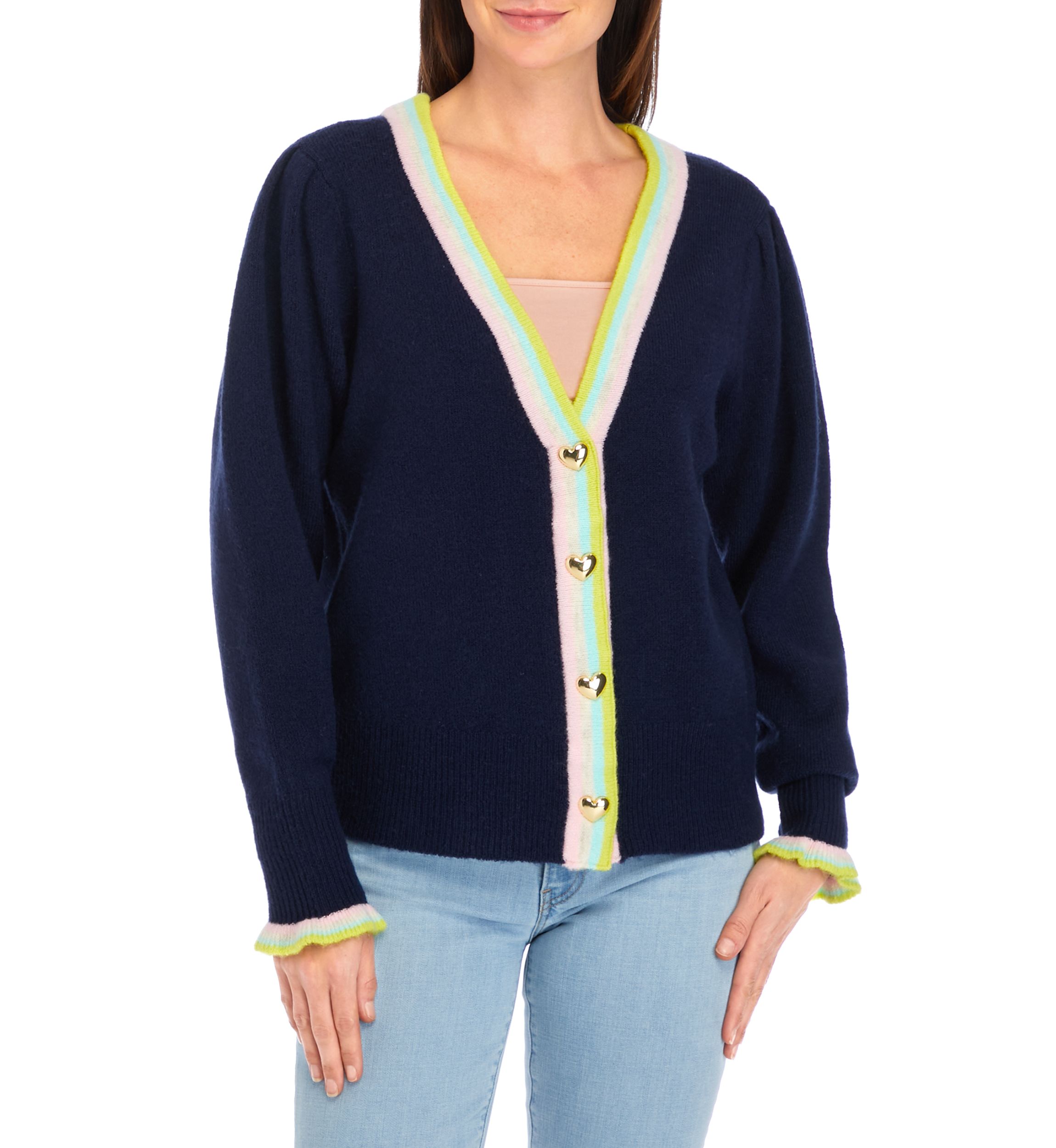 Womens Cropped Cardigan