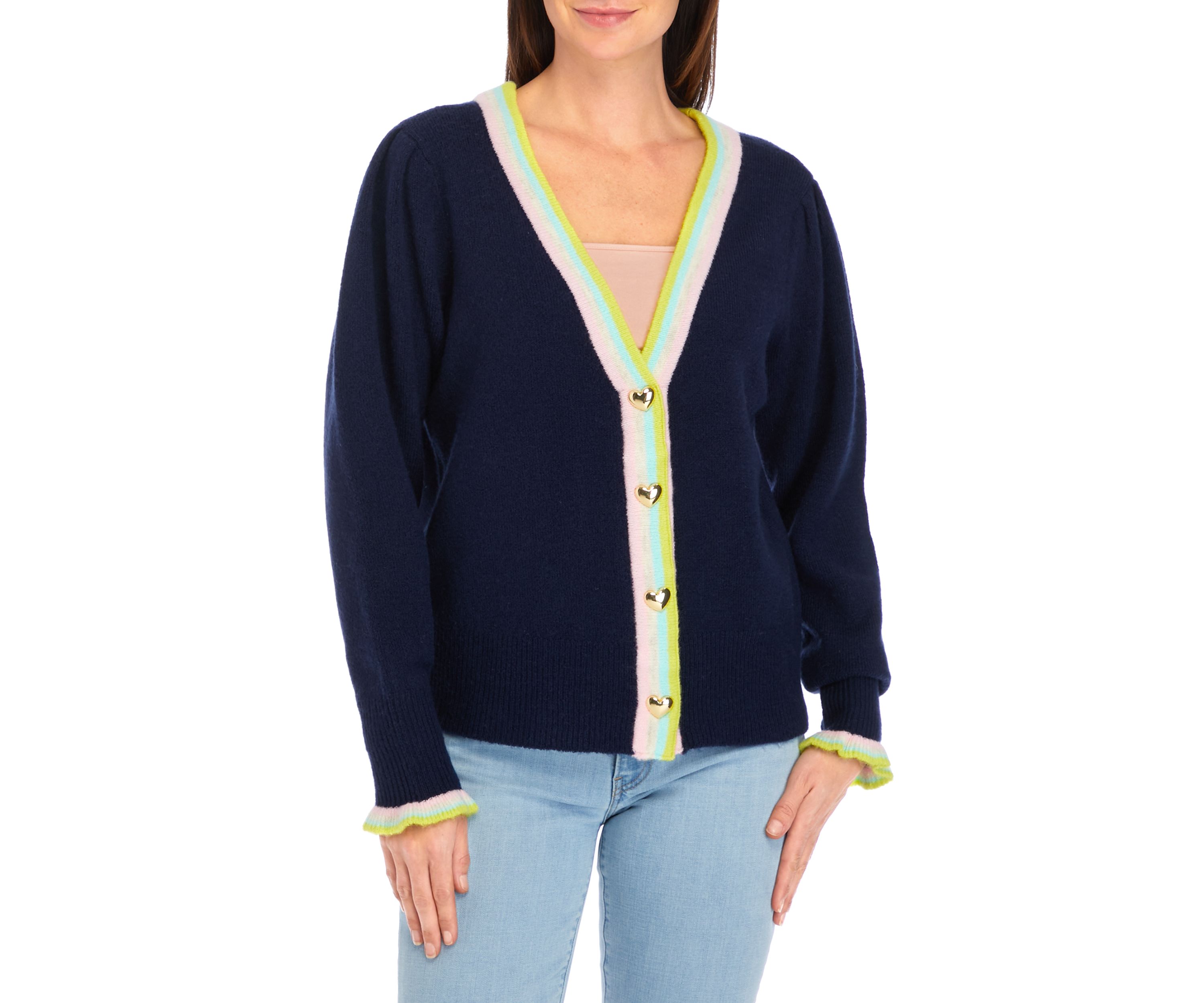 Womens Cropped Cardigan
