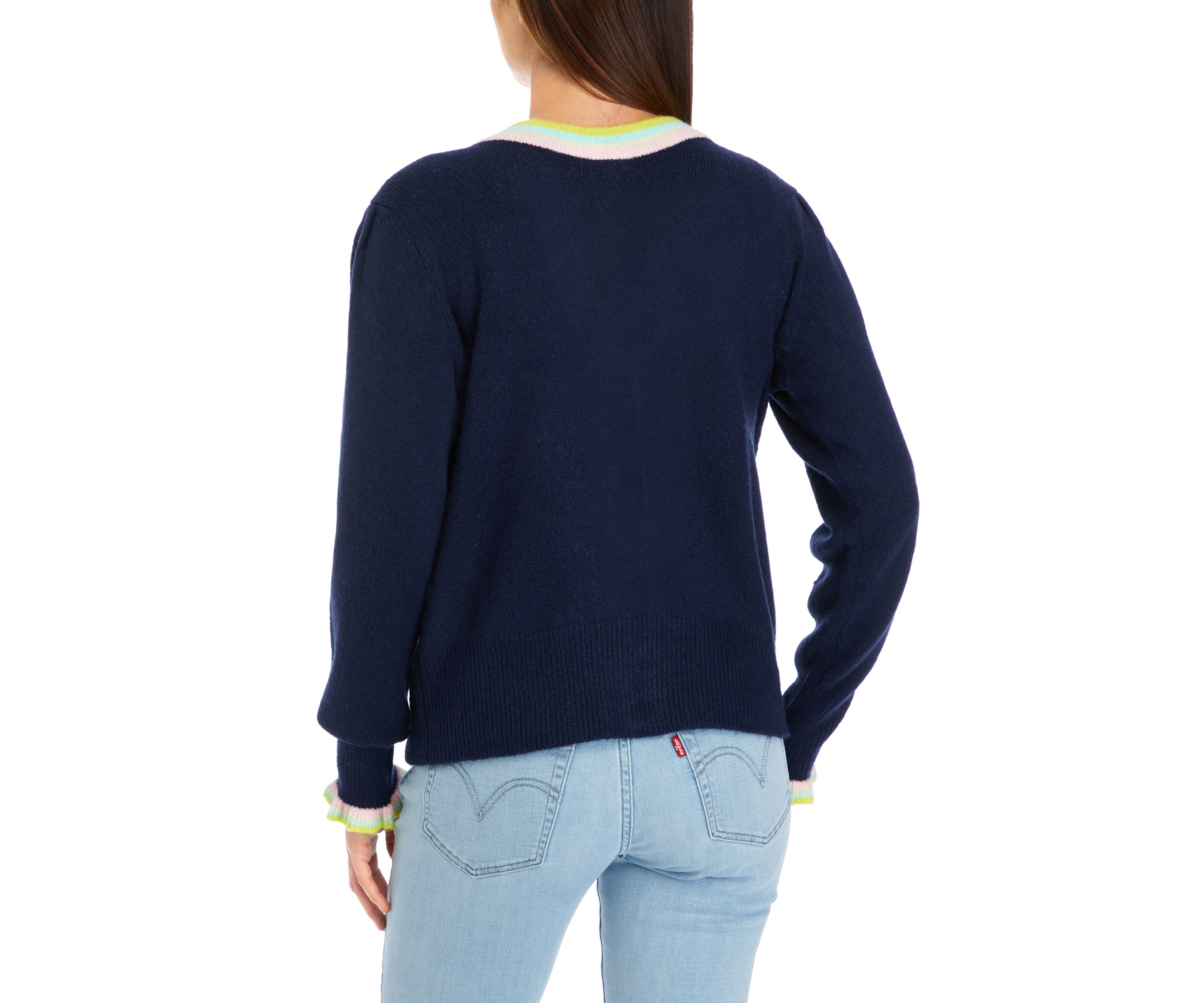 Womens Cropped Cardigan