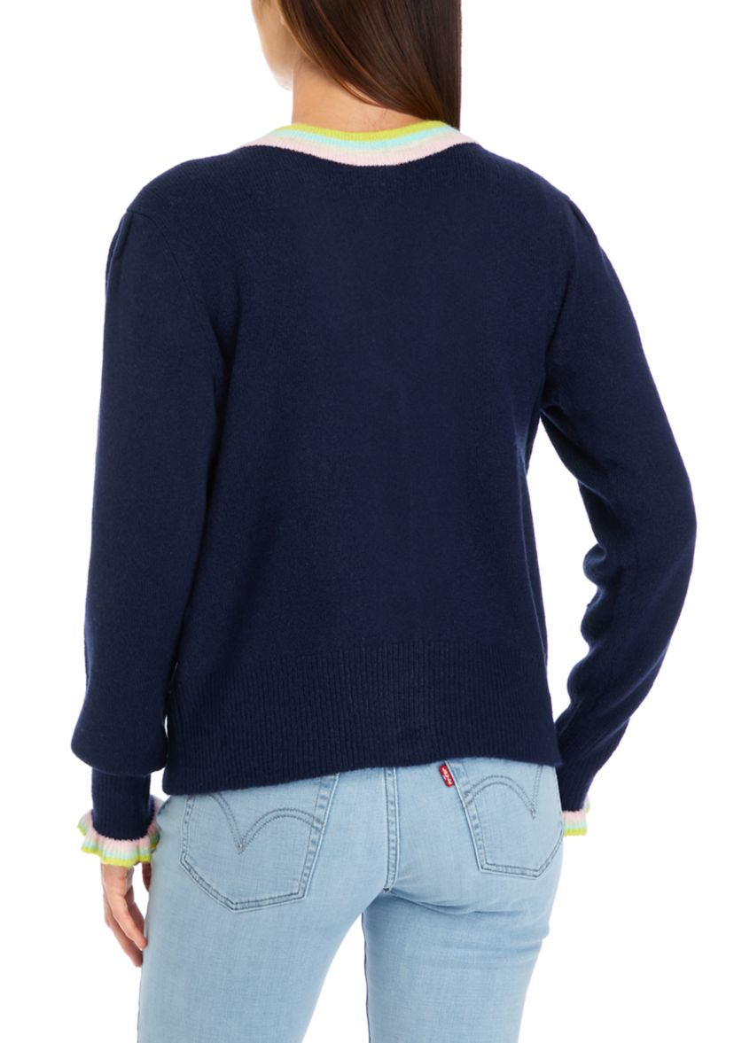 Womens Cropped Cardigan