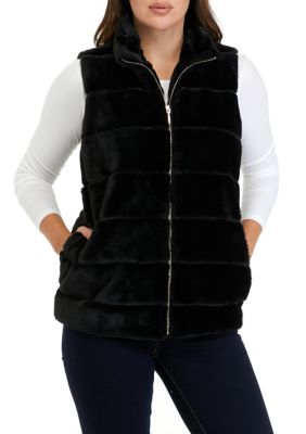 Crown & Ivy™ Women's Fur Vest | belk