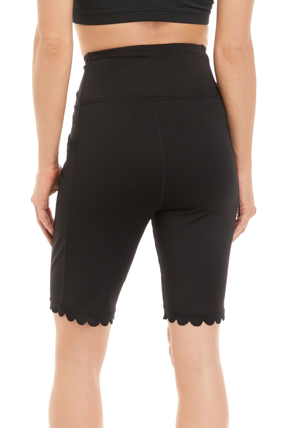 Womens Scallop Bike Shorts
