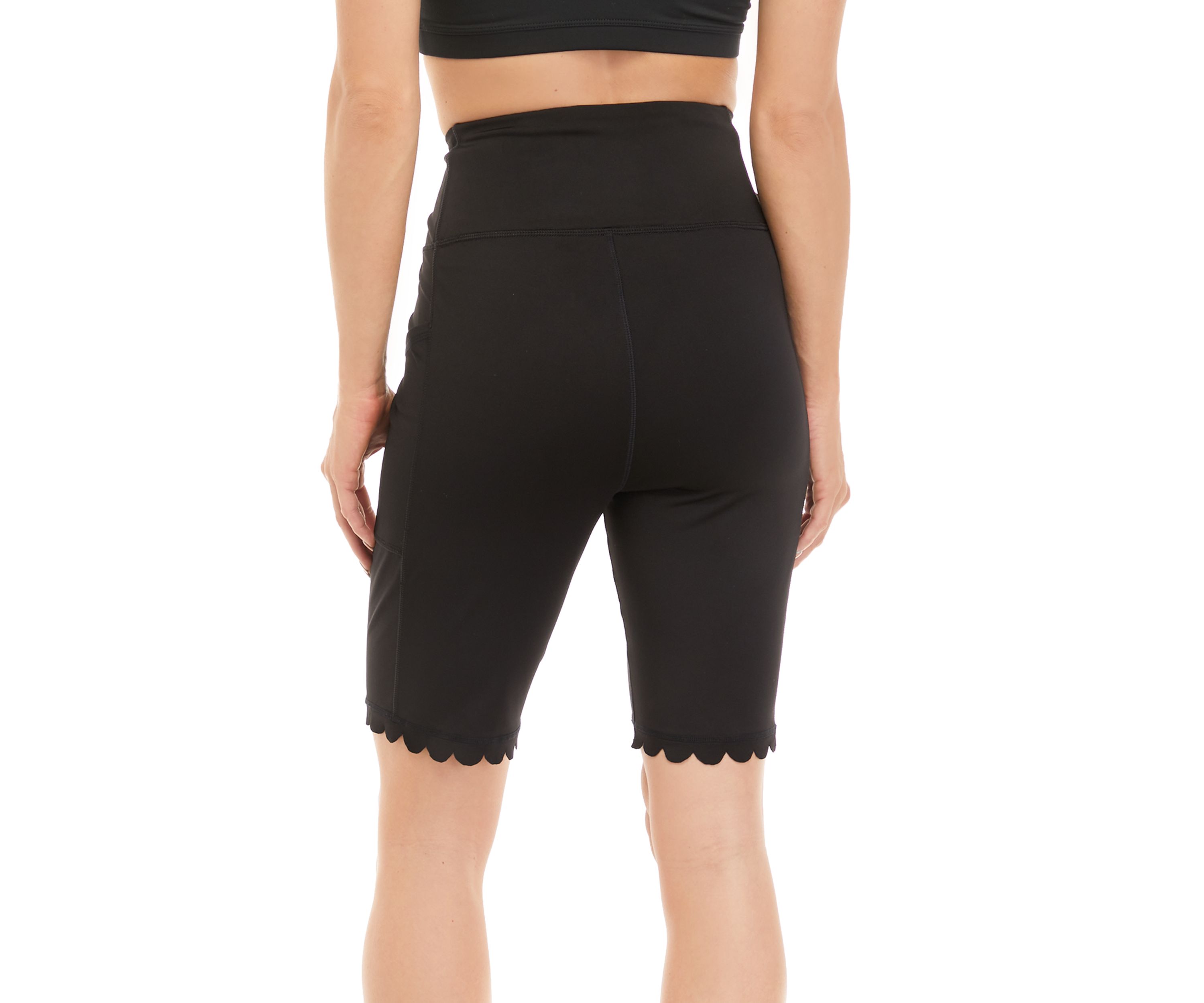 Womens Scallop Bike Shorts