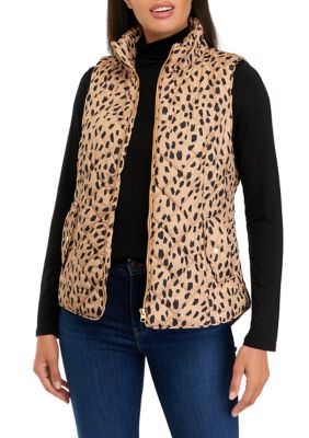 Crown Ivy Women s Animal Printed Vest