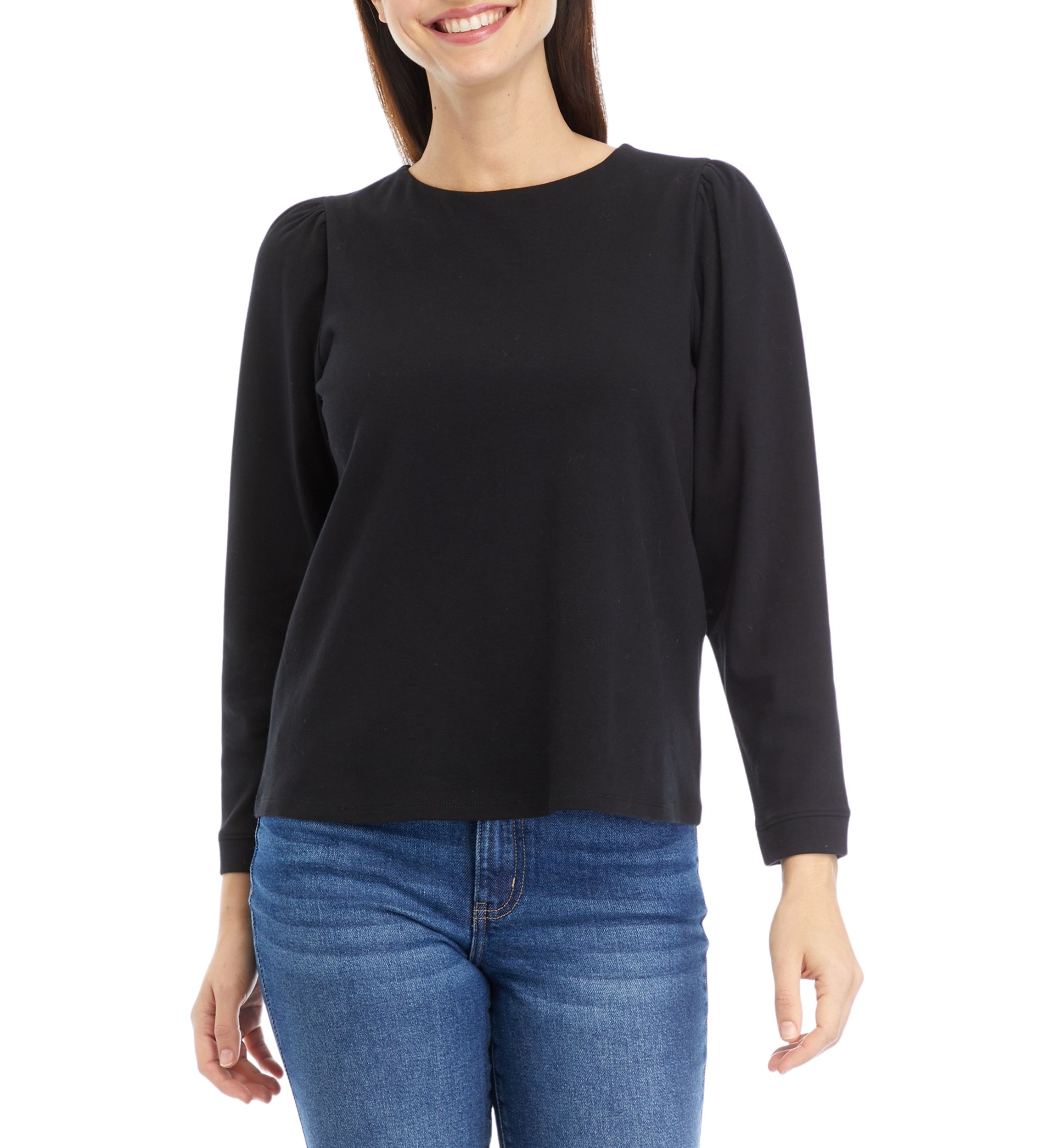 Womens Bow Back Knit Top