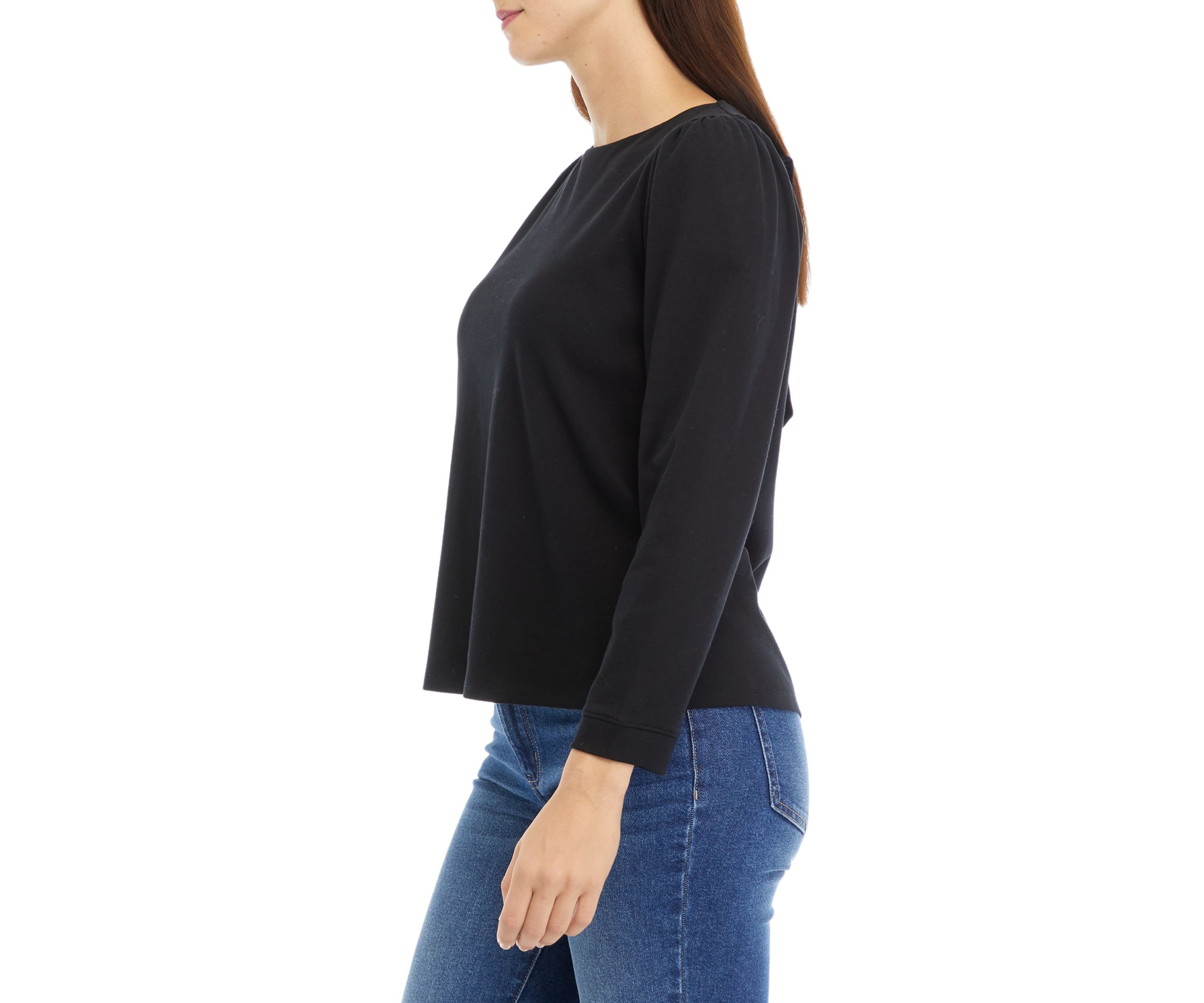 Womens Bow Back Knit Top