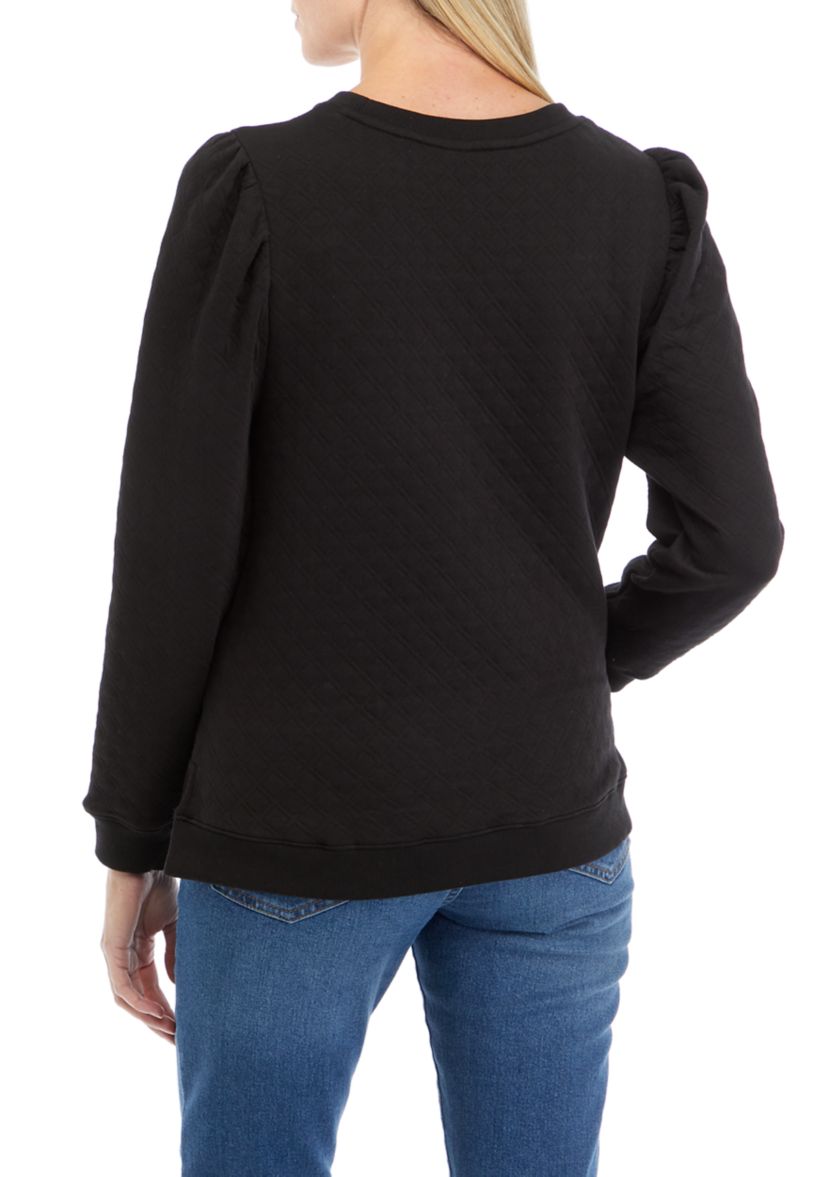 Womens Solid Sweatshirt