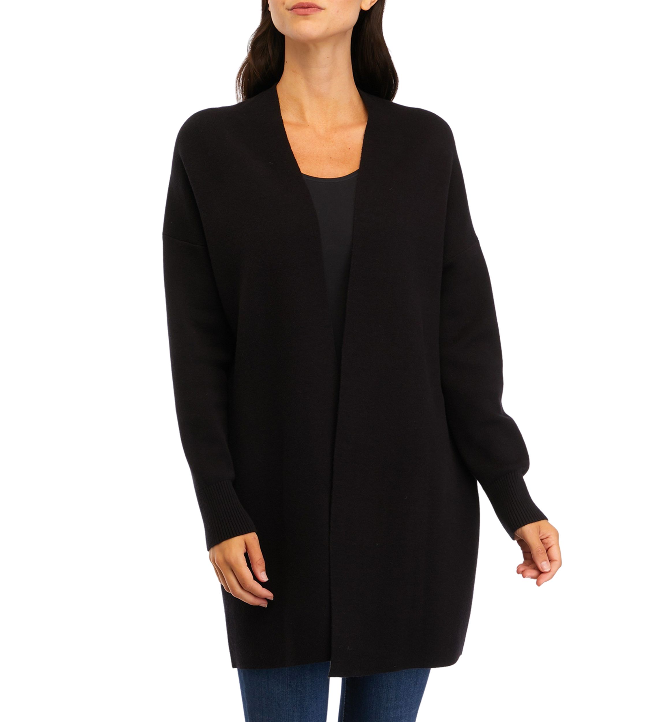 Womens Long Sleeve Open Front Cardigan