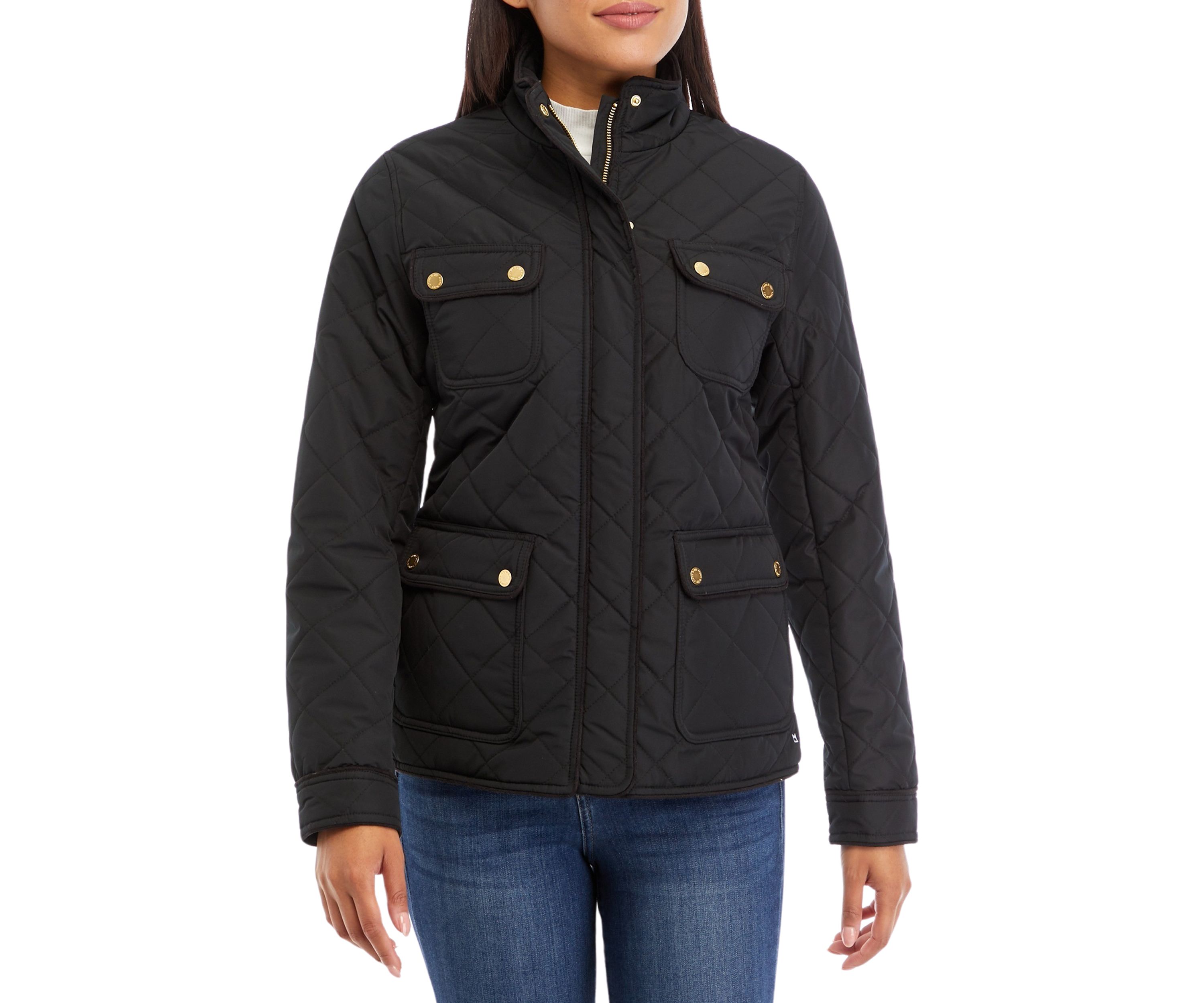 Crown & Ivy™ Women's Barn Quilted Solid Jacket | Belk