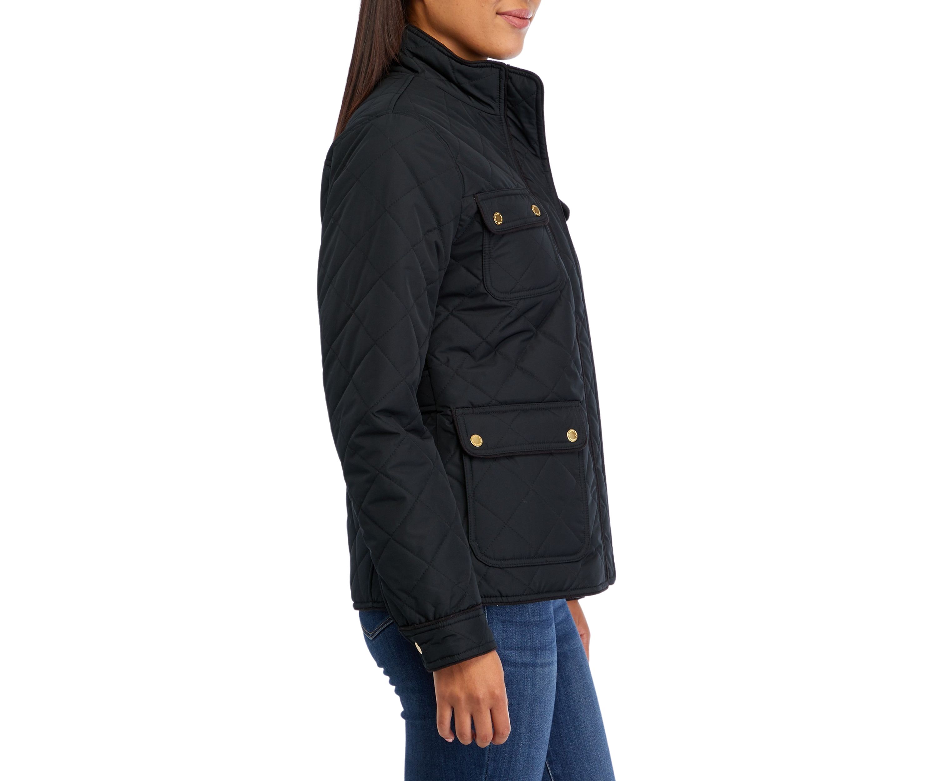 Crown & Ivy™ Women's Barn Quilted Solid Jacket | Belk
