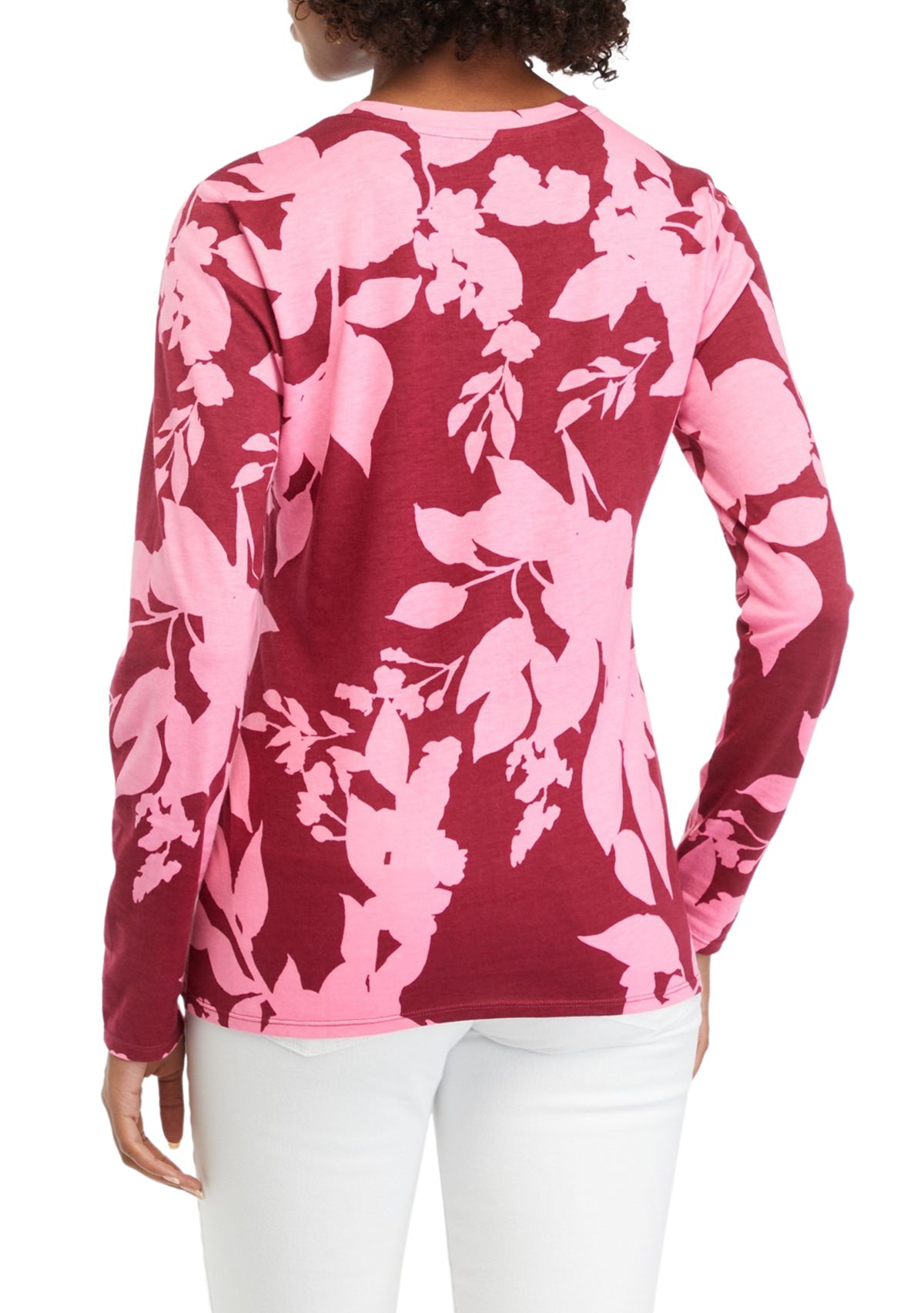 Womens Long Sleeve Printed T-Shirt