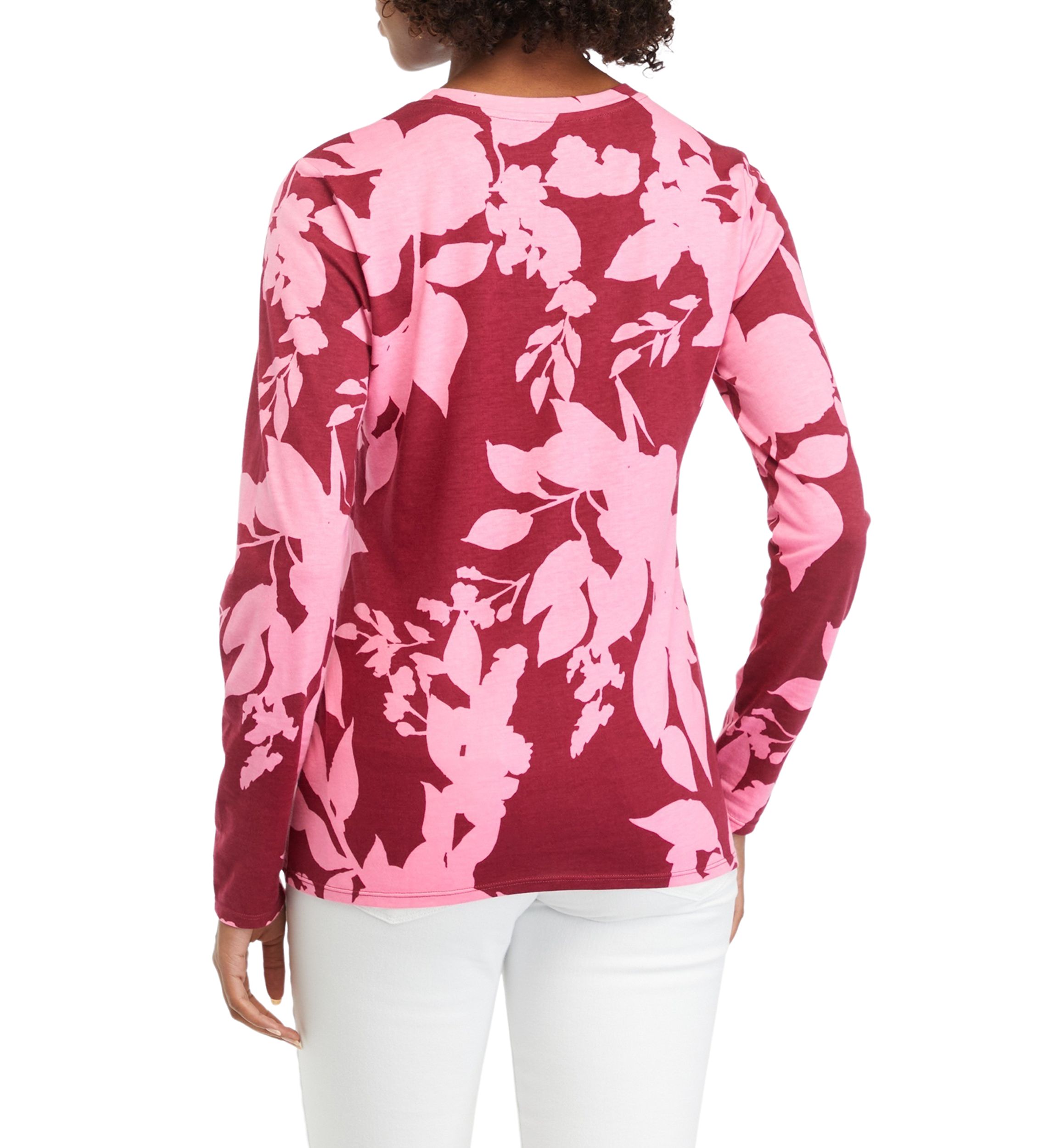 Womens Long Sleeve Printed T-Shirt